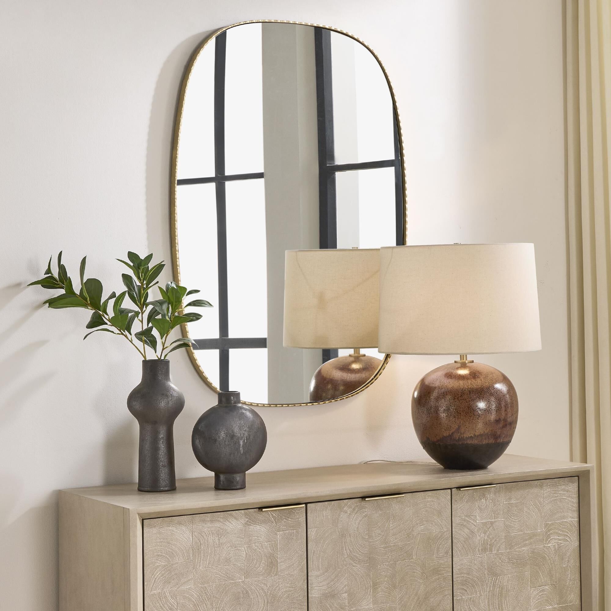 Grace Feyock Nidia 41 Inch Decorative Mirror by Uttermost