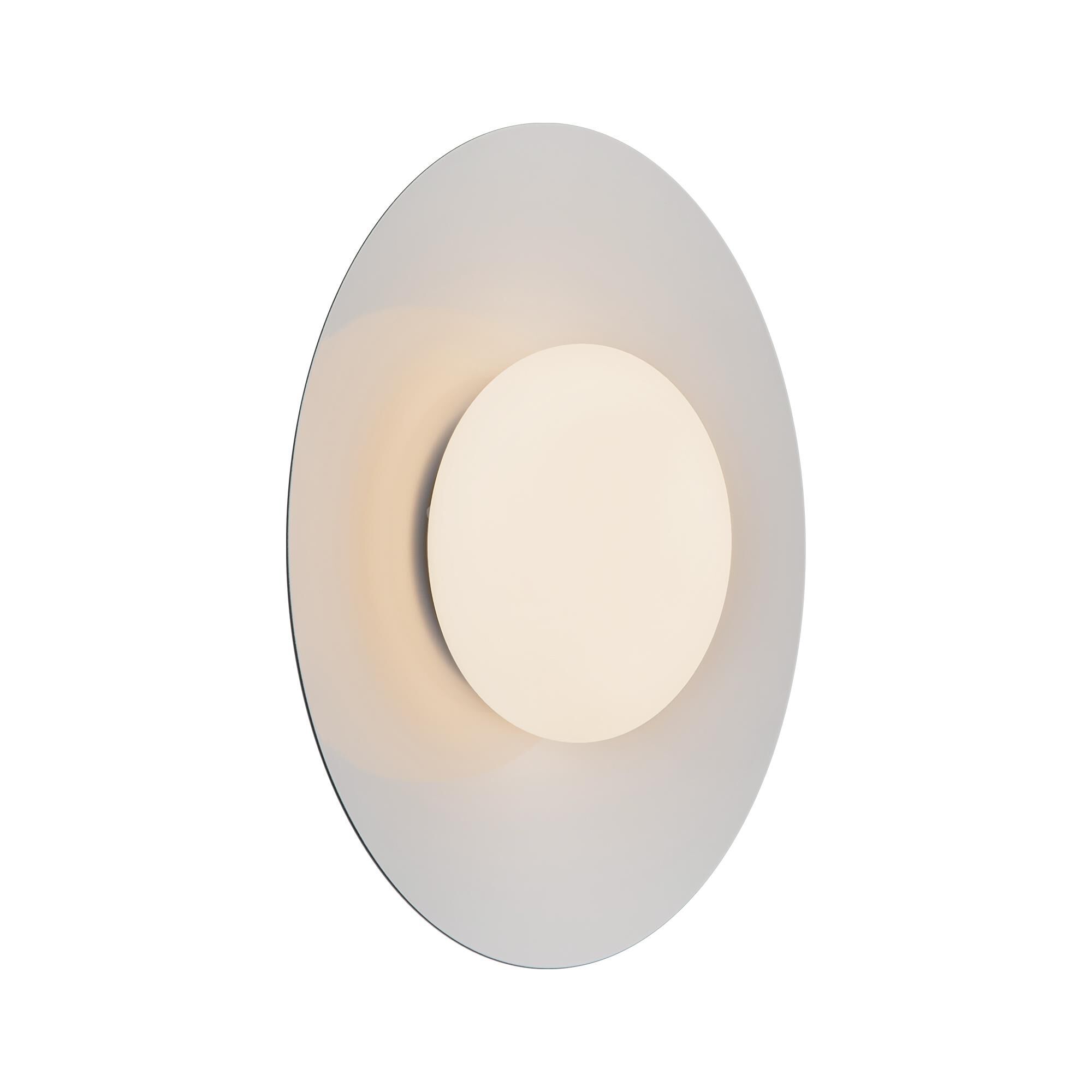 Shown in Black/White finish and Opal glass and Metal shade