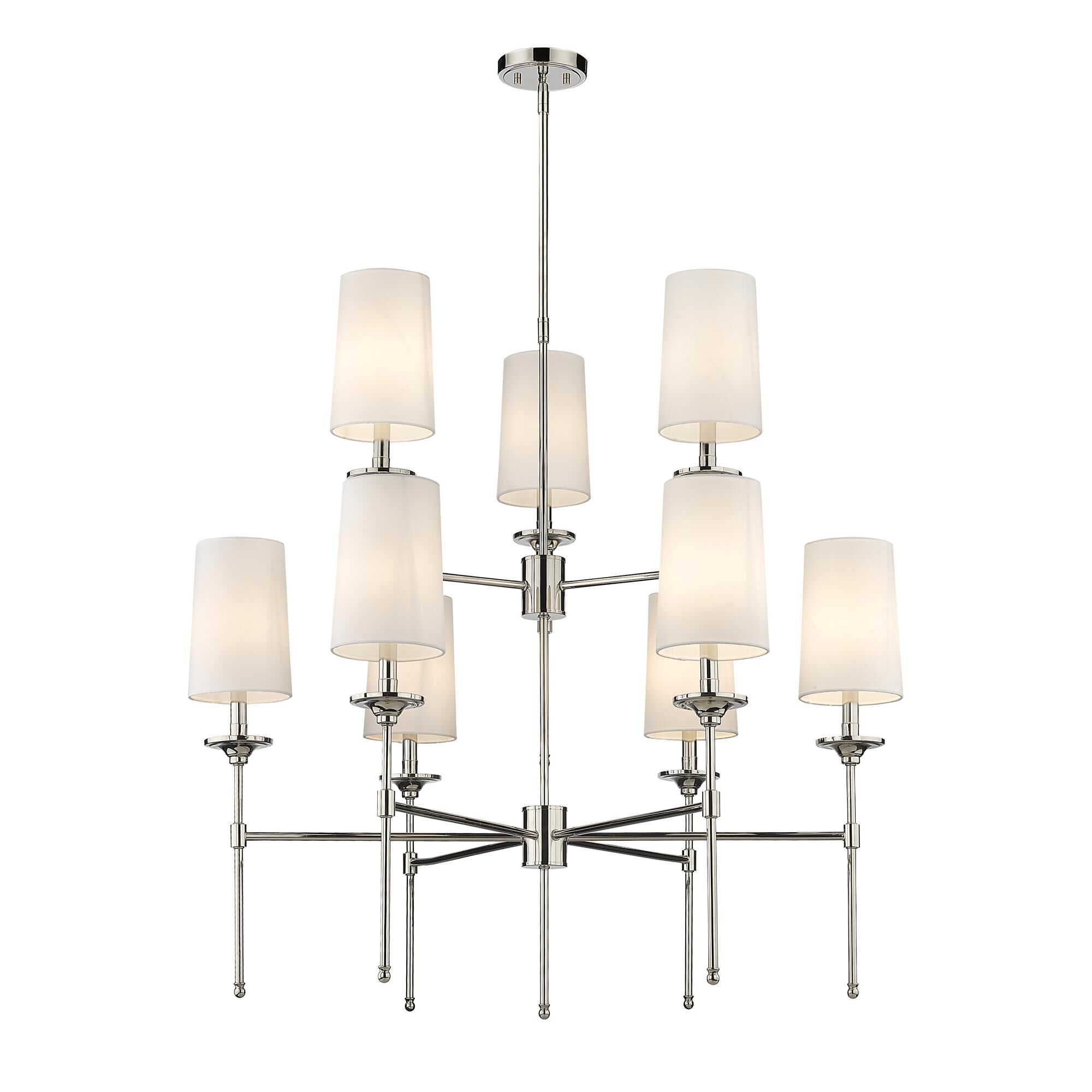 Emily 38 Inch 9 Light Chandelier by Z-Lite
