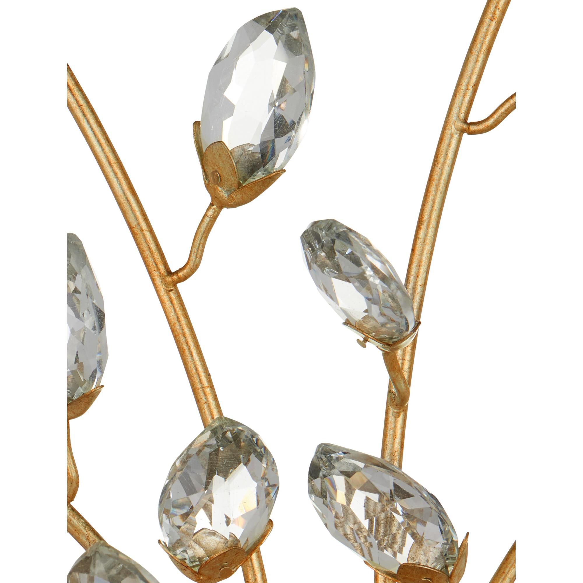 Shown in Clear and Chinois Gold Leaf finish