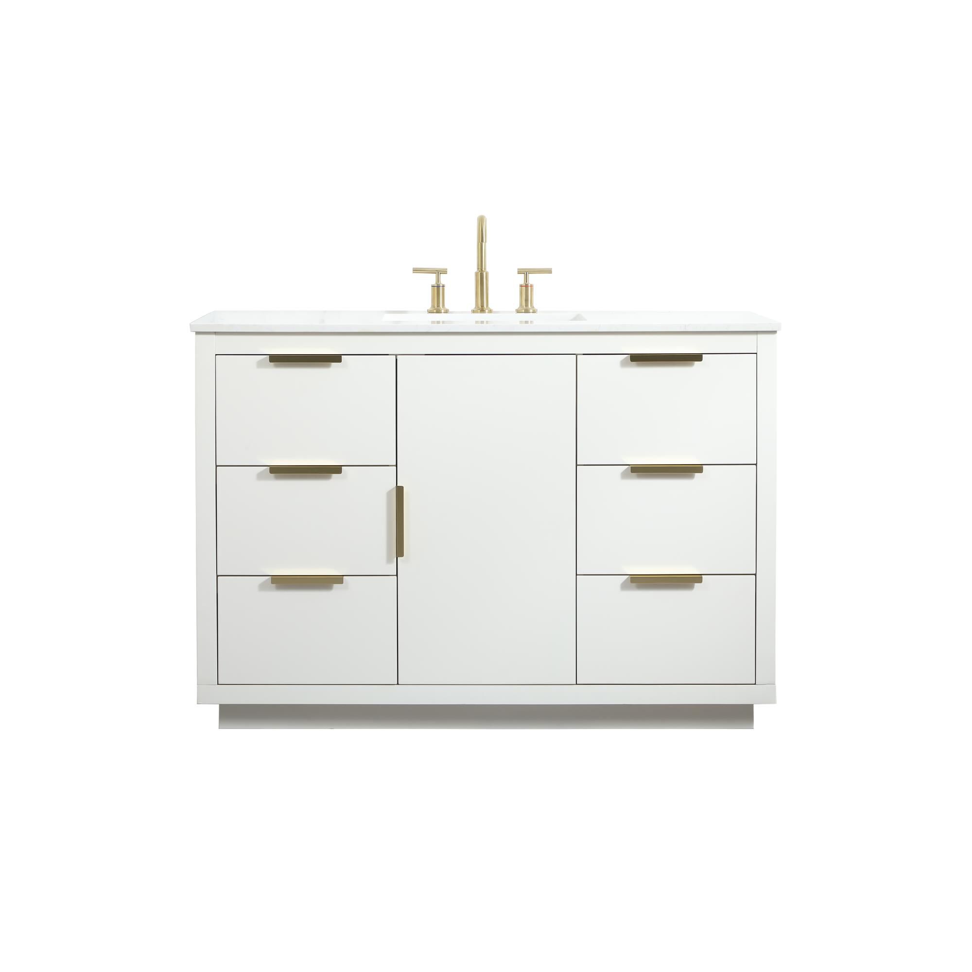 Shown in White finish