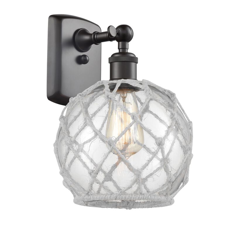 Bruno Marashlian Farmhouse Rope 13 Inch Wall Sconce by Innovations Lighting