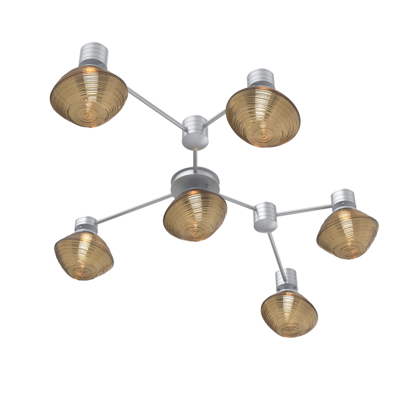 Levi Wilson Mesa 38 Inch Semi Flush Mount by Hammerton Studio