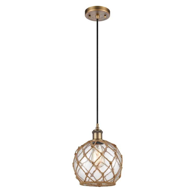 Innovations Lighting Bruno Marashlian Farmhouse Rope 8 Inch Mini Pendant