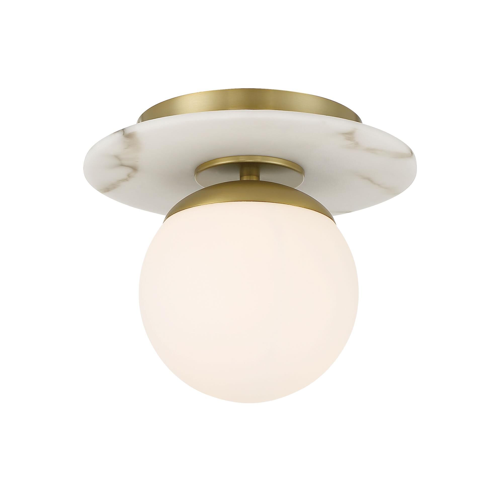 Orban 9 Inch 1 Light Semi Flush Mount by Minka Lavery