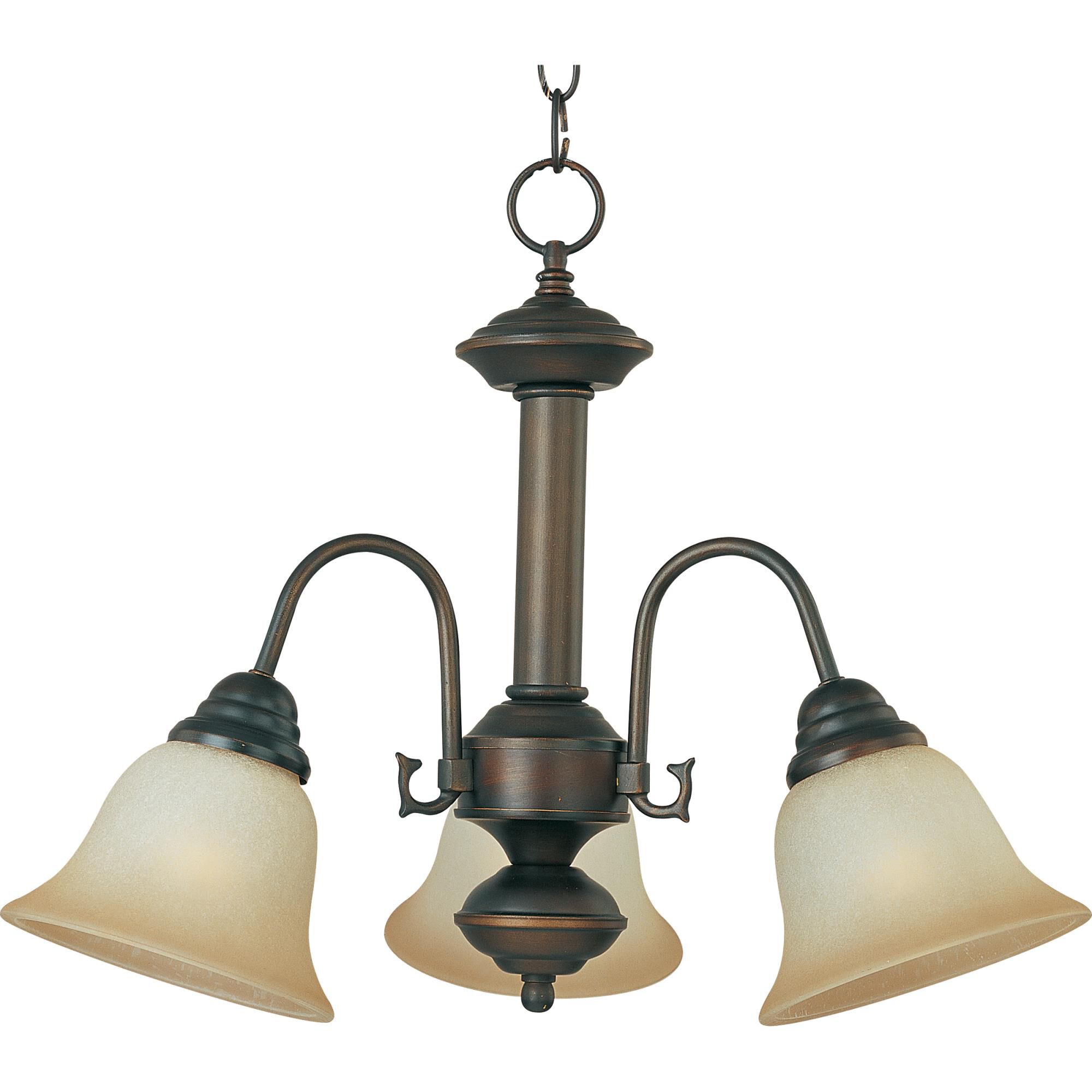Malaga 20 Inch 3 Light Mini Chandelier by Maxim Lighting