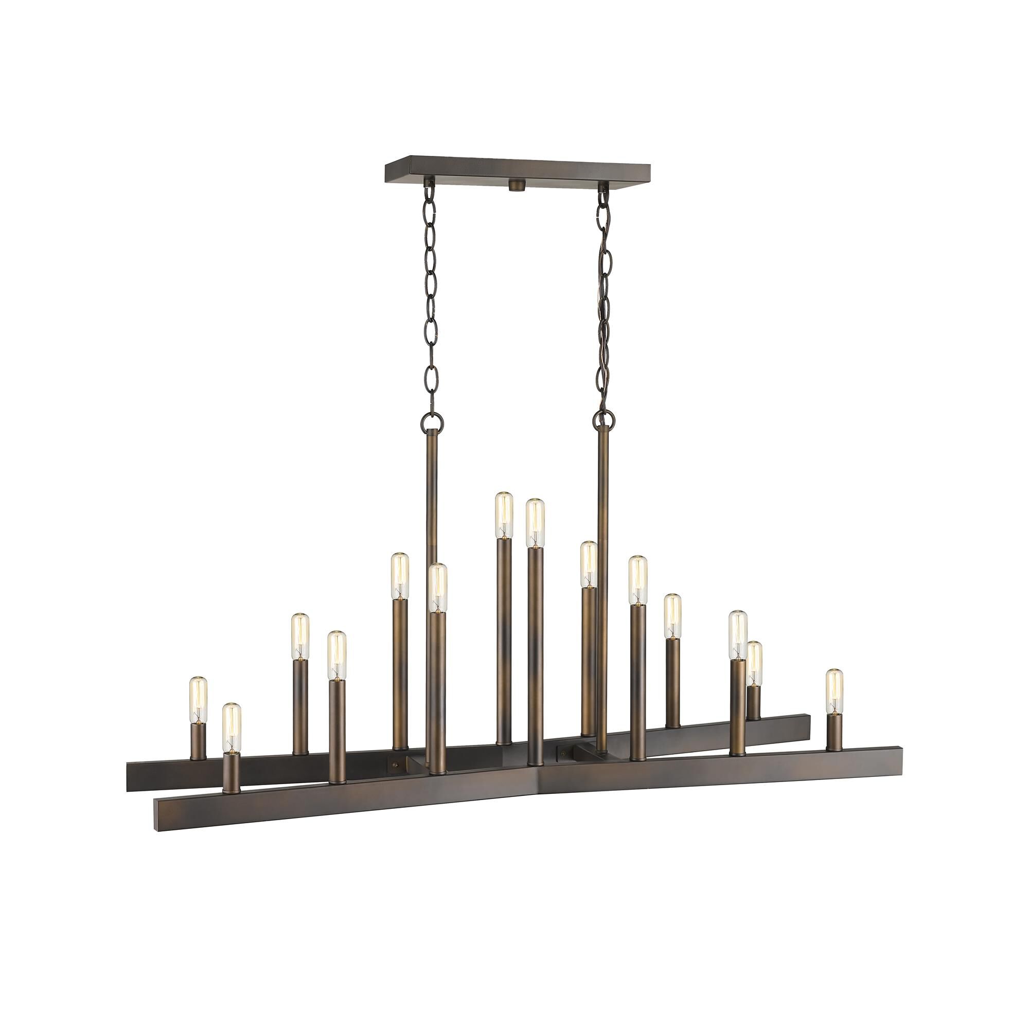 Fallon 42 Inch 14 Light Linear Suspension Light by Acclaim Lighting