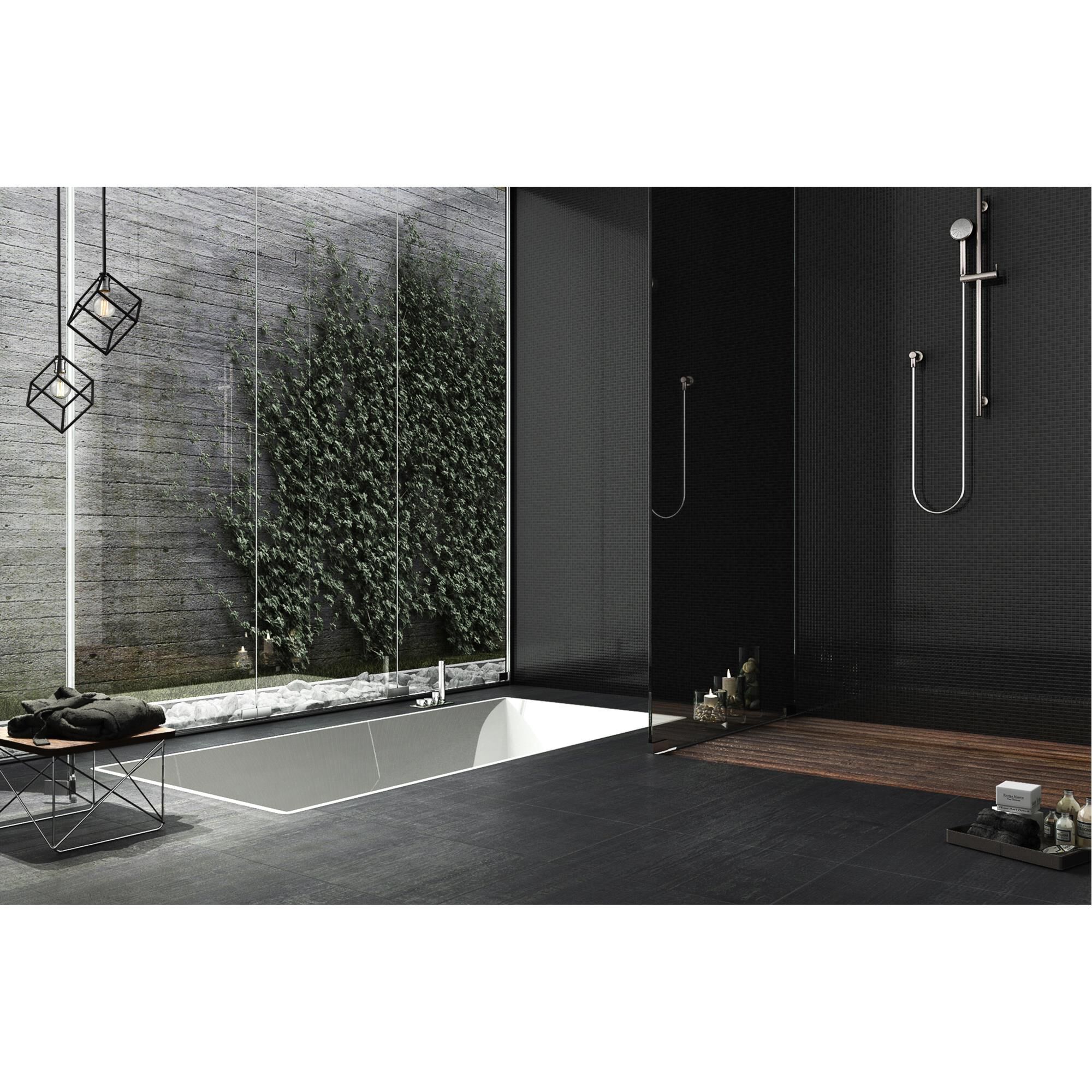 Shown in Matte Black + Brushed Nickel finish and --- glass and --- shade
