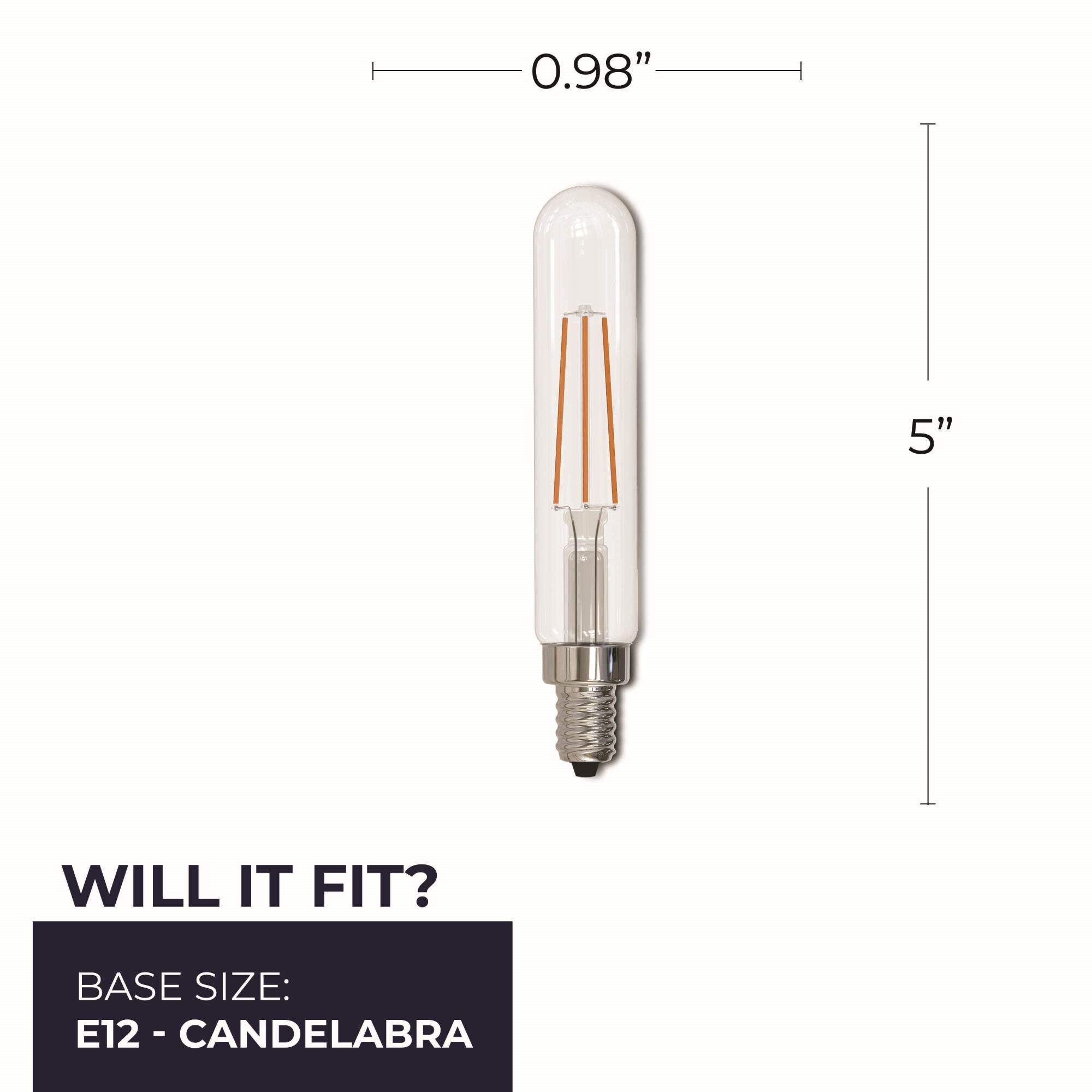 Dimmable 4.5 Watt 2700K T8 LED Light Bulb by Bulbrite