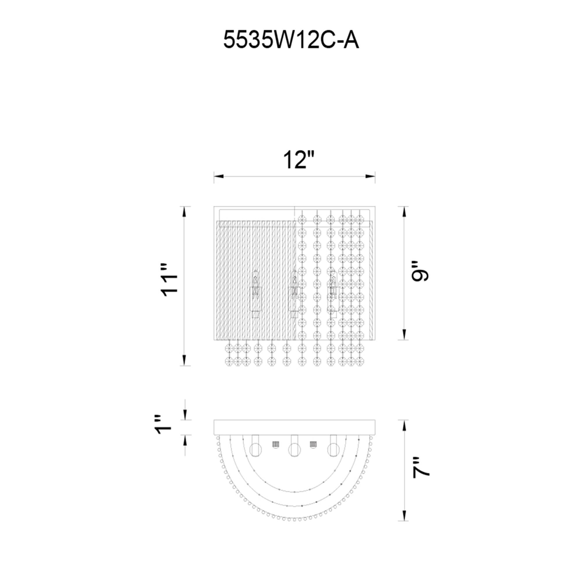 Claire 12 Inch Wall Sconce by CWI Lighting