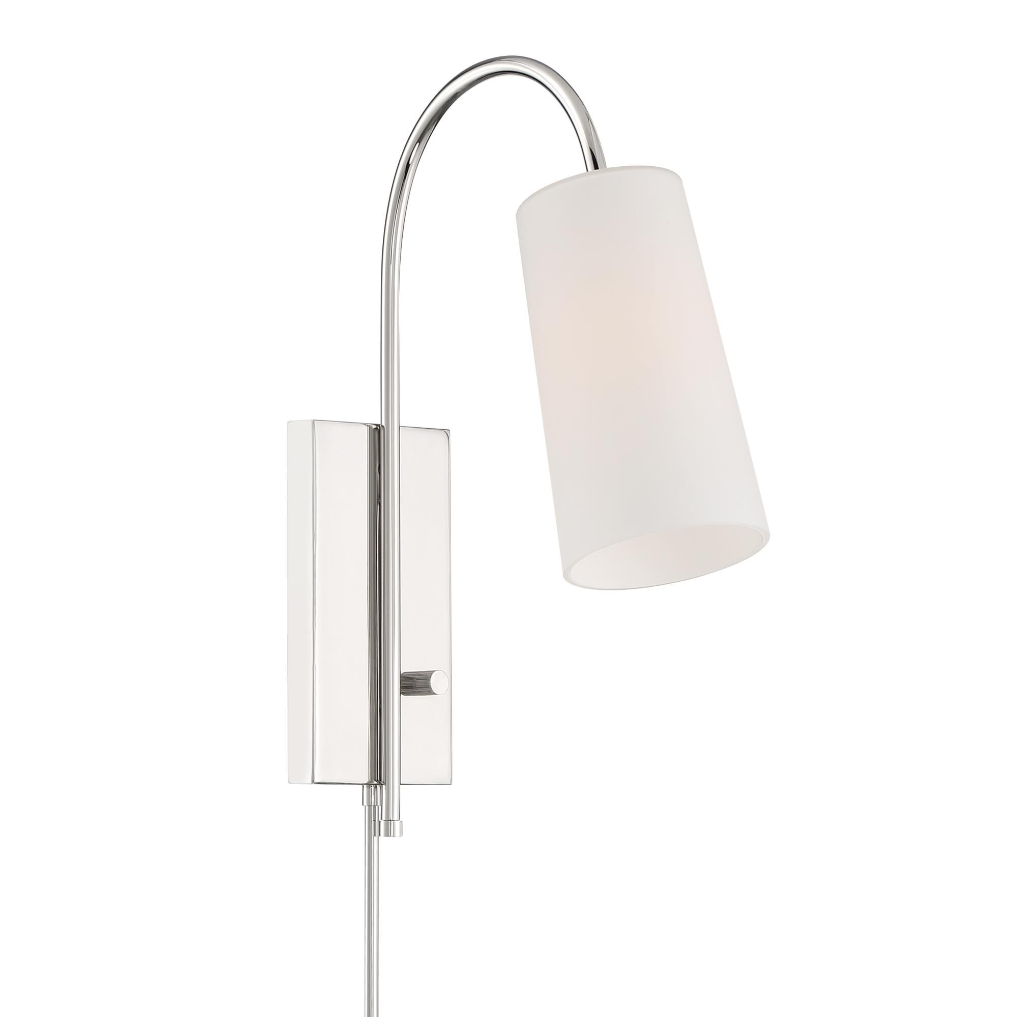 Shown in Polished Nickel finish and Clear glass