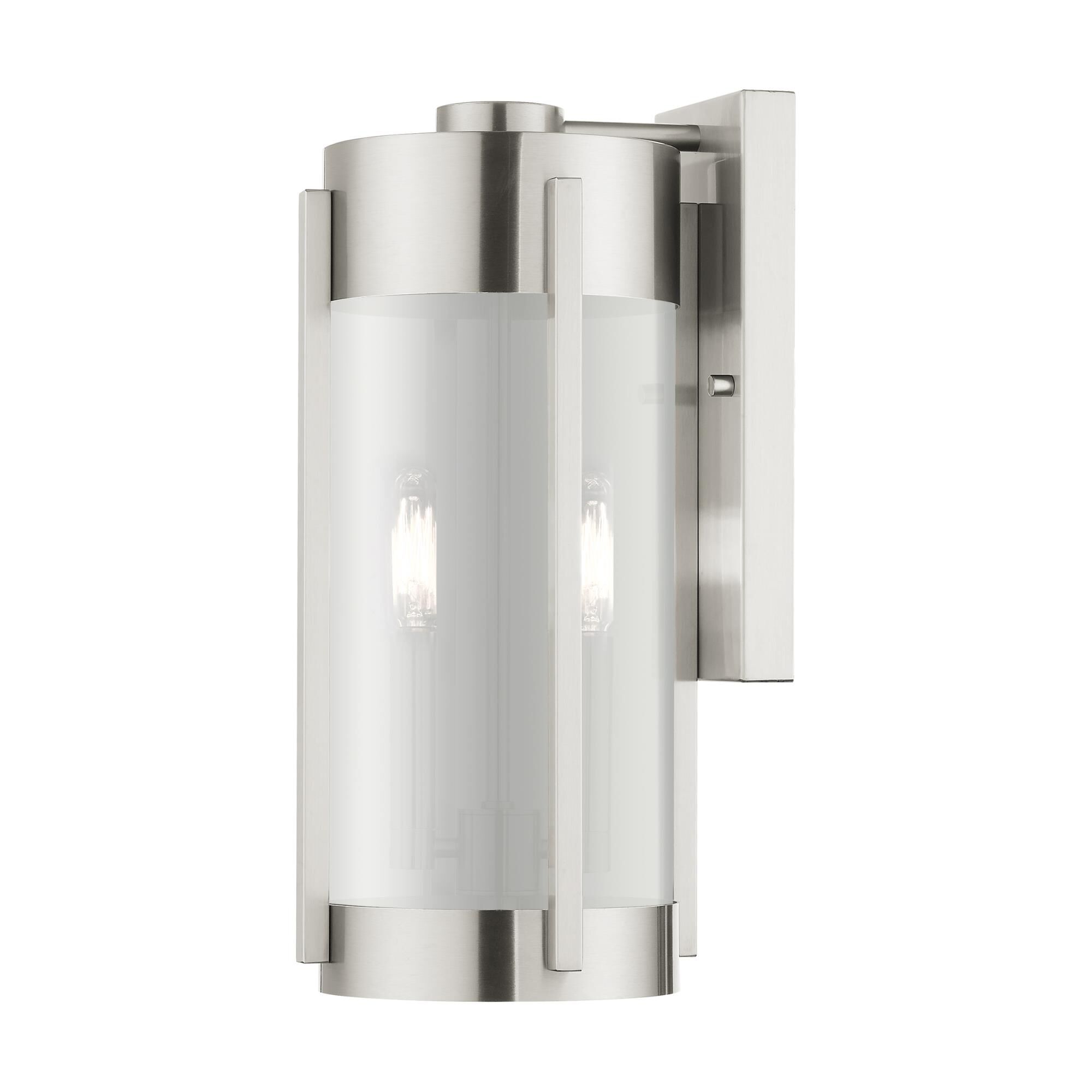 Sheridan 16 Inch Tall 2 Light Outdoor Wall Light by Livex Lighting
