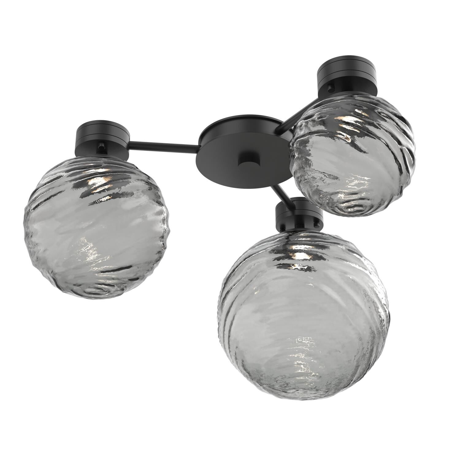 Shown in Matte Black finish and Smoke glass