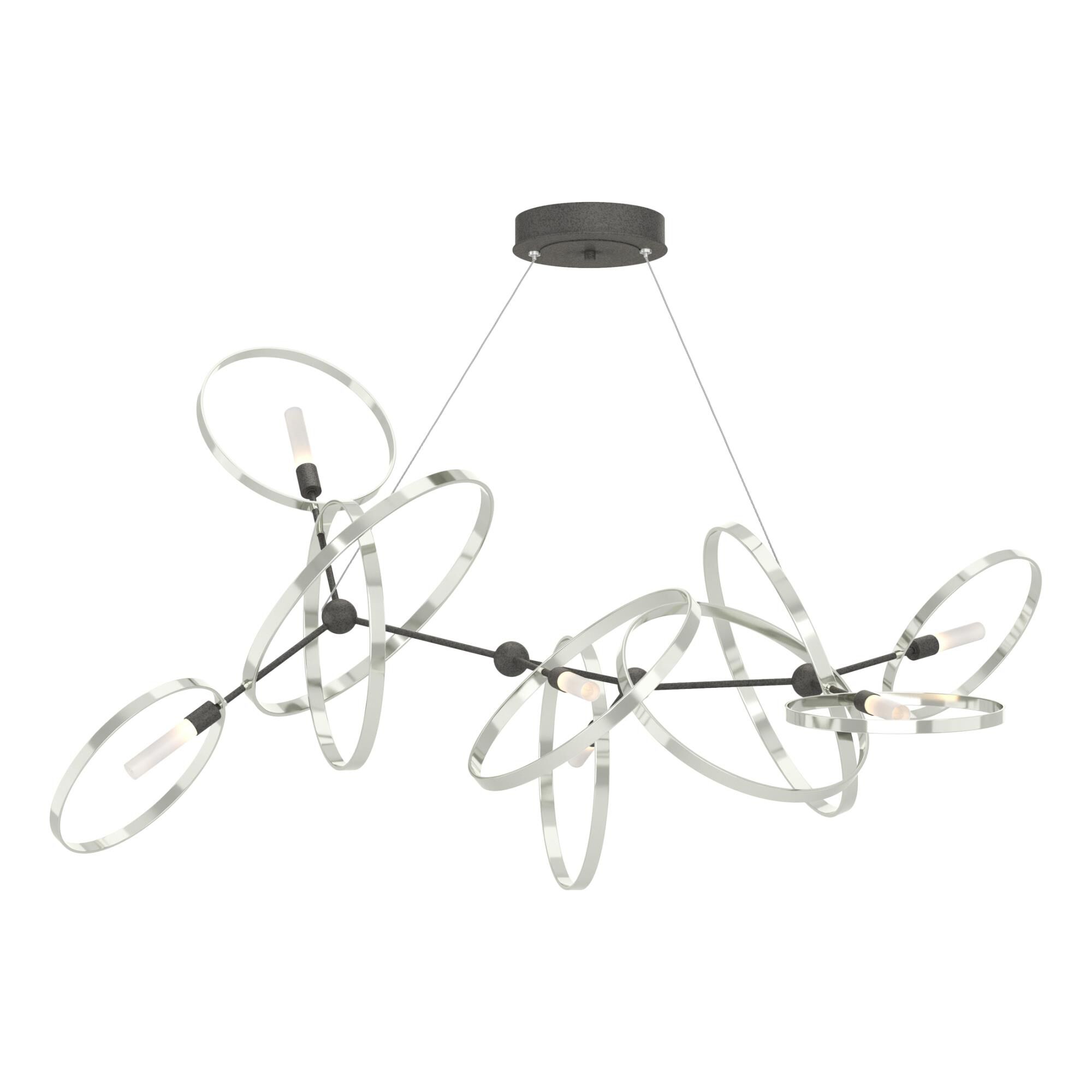 Celesse 59 Inch 6 Light Linear Suspension Light by Hubbardton Forge