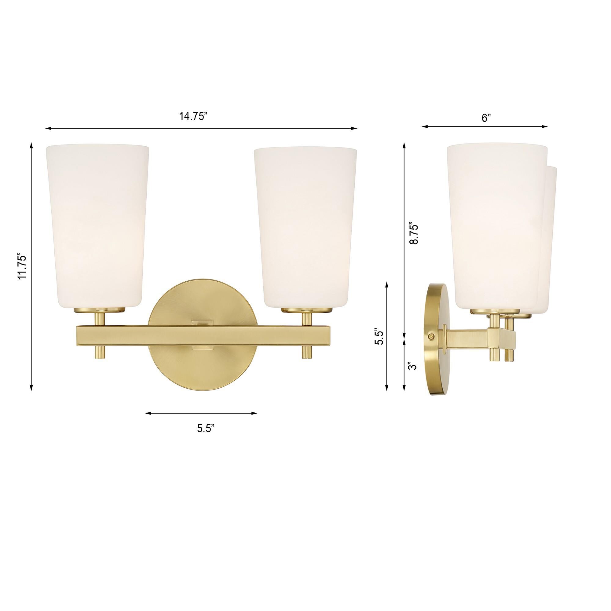 Colton 14 Inch Wall Sconce by Crystorama