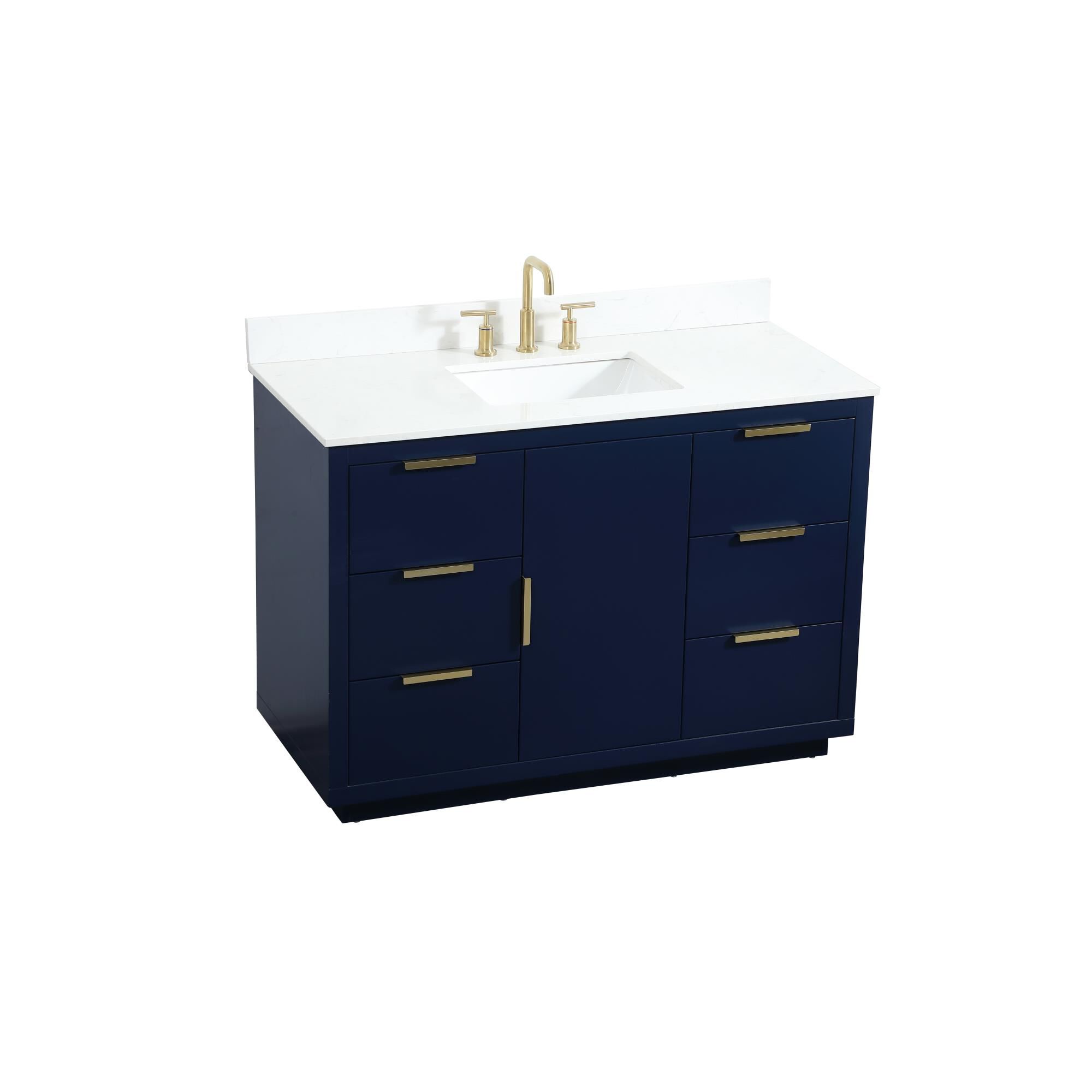 Shown in Blue finish