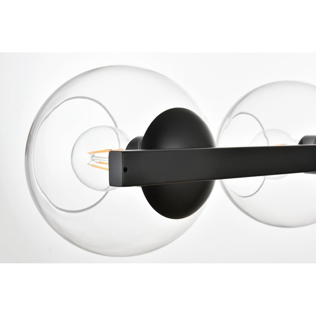 Rogelio 37 Inch 4 Light Bath Vanity Light by Elegant Lighting