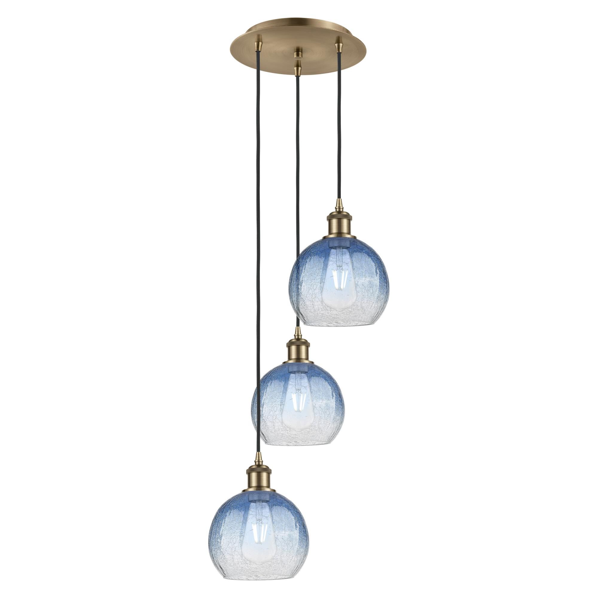 Bruno Marashlian Brookhaven Globe 15 Inch Multi Light Pendant by Innovations Lighting