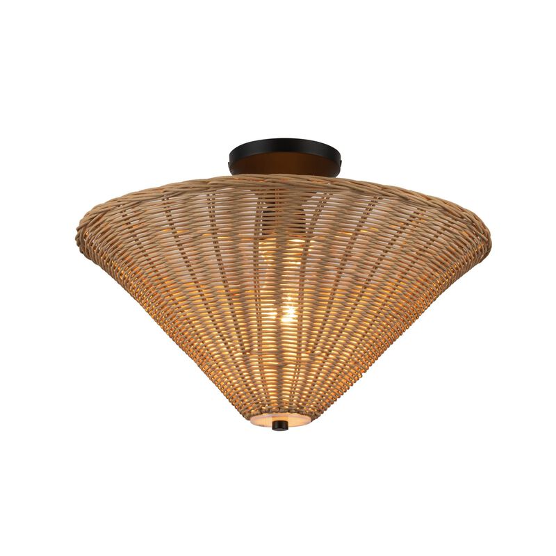 Peyton Fox Bridgette 16 Inch Semi Flush Mount by Alora Mood