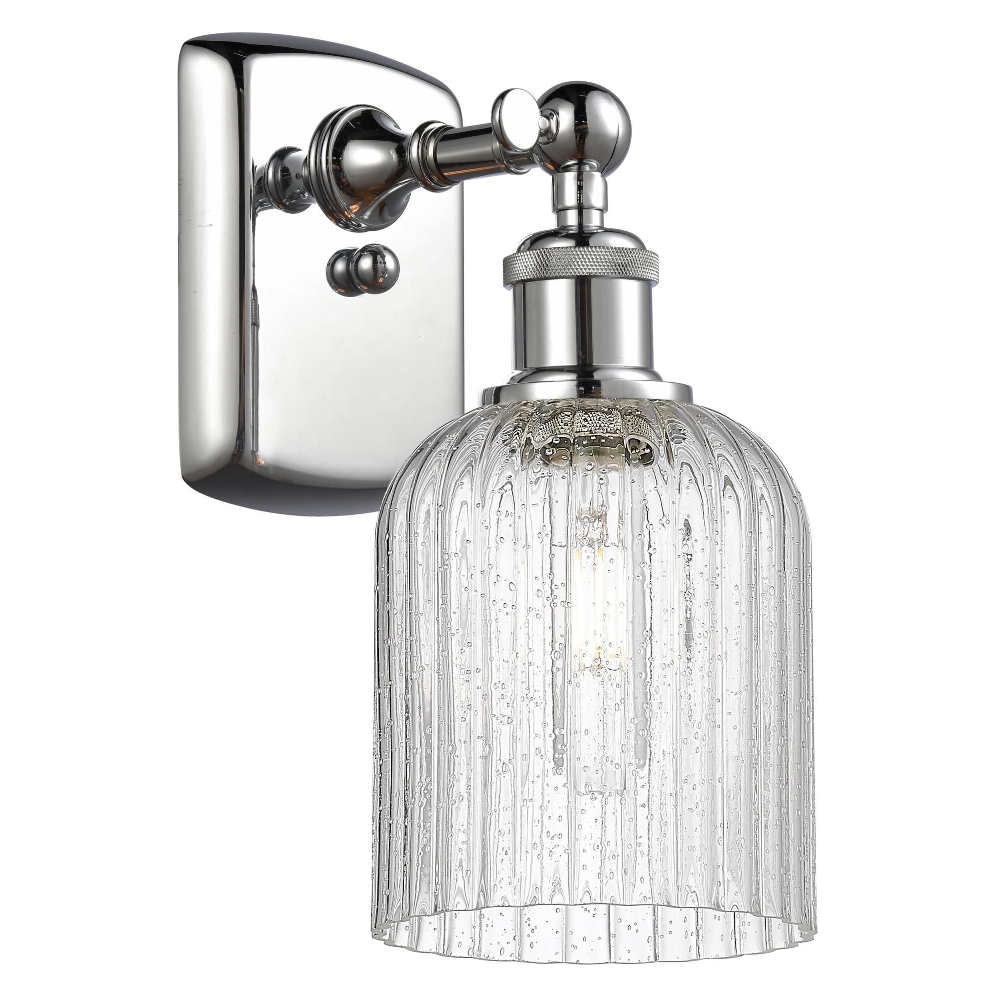 Shown in Polished Chrome finish and Seedy shade