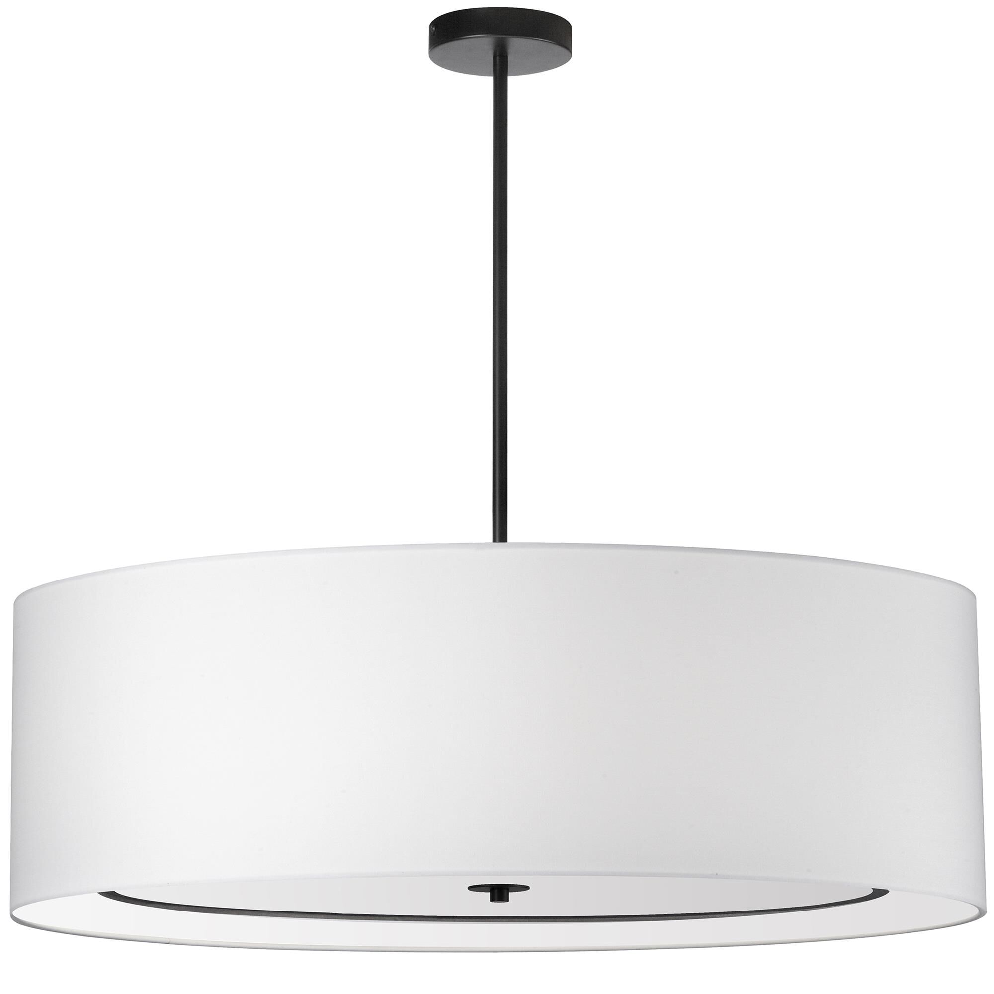 Shown in White finish and White shade
