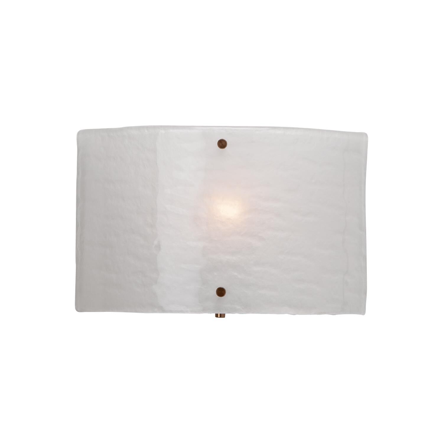 Textured Glass Wall Sconce by Hammerton Studio