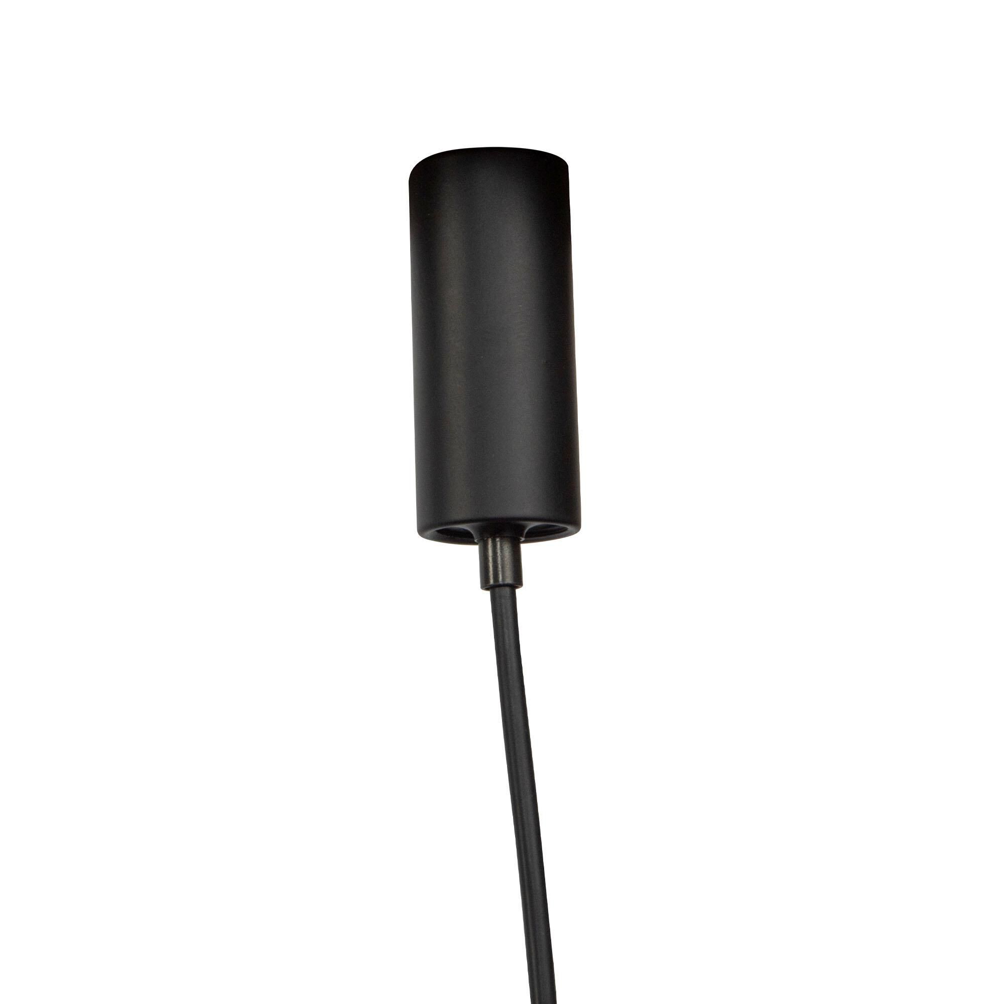 Shown in Black finish and Ribbed Polycarbonate Diffuser glass