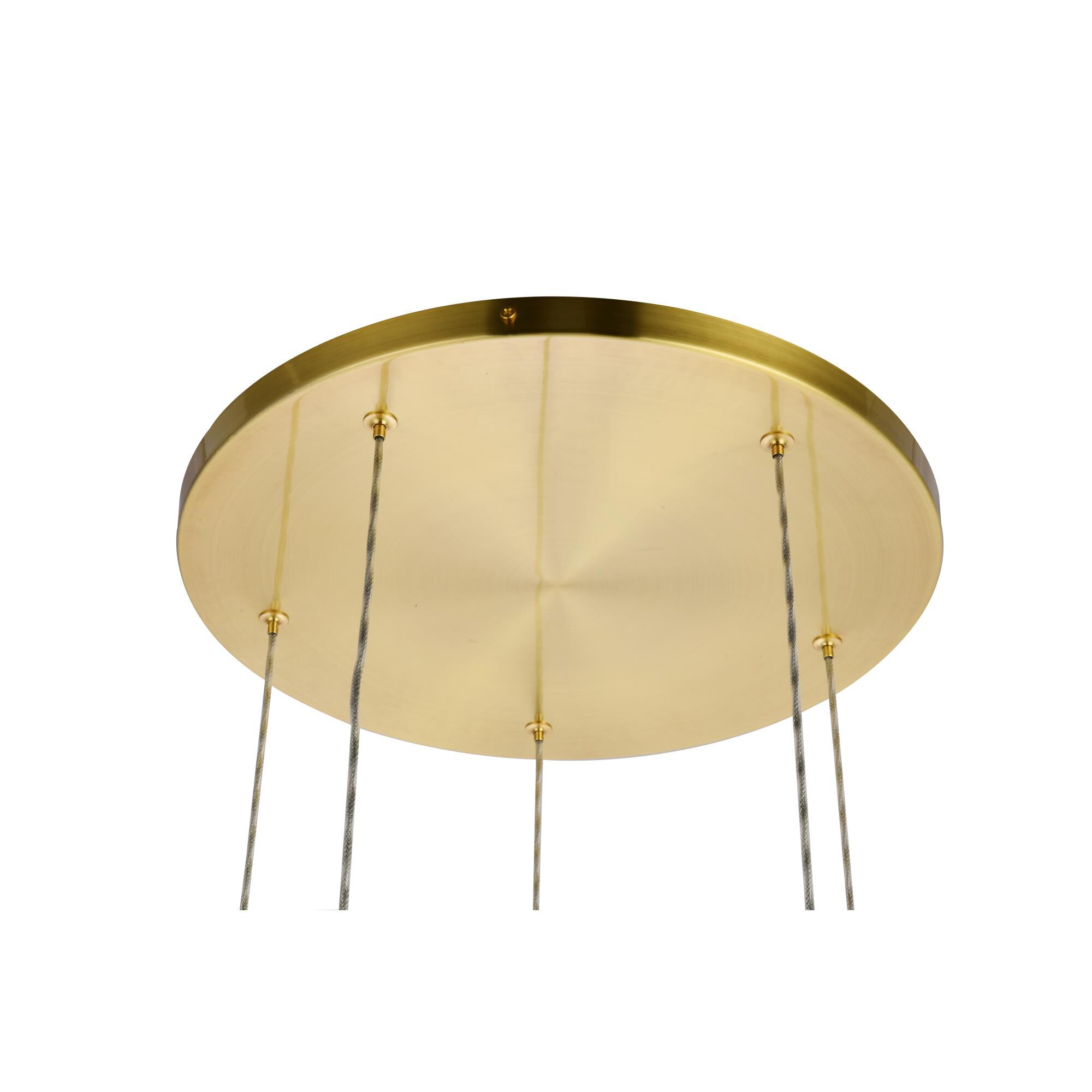 Hana 19 Inch 5 Light LED Multi Light Pendant by Elegant Lighting