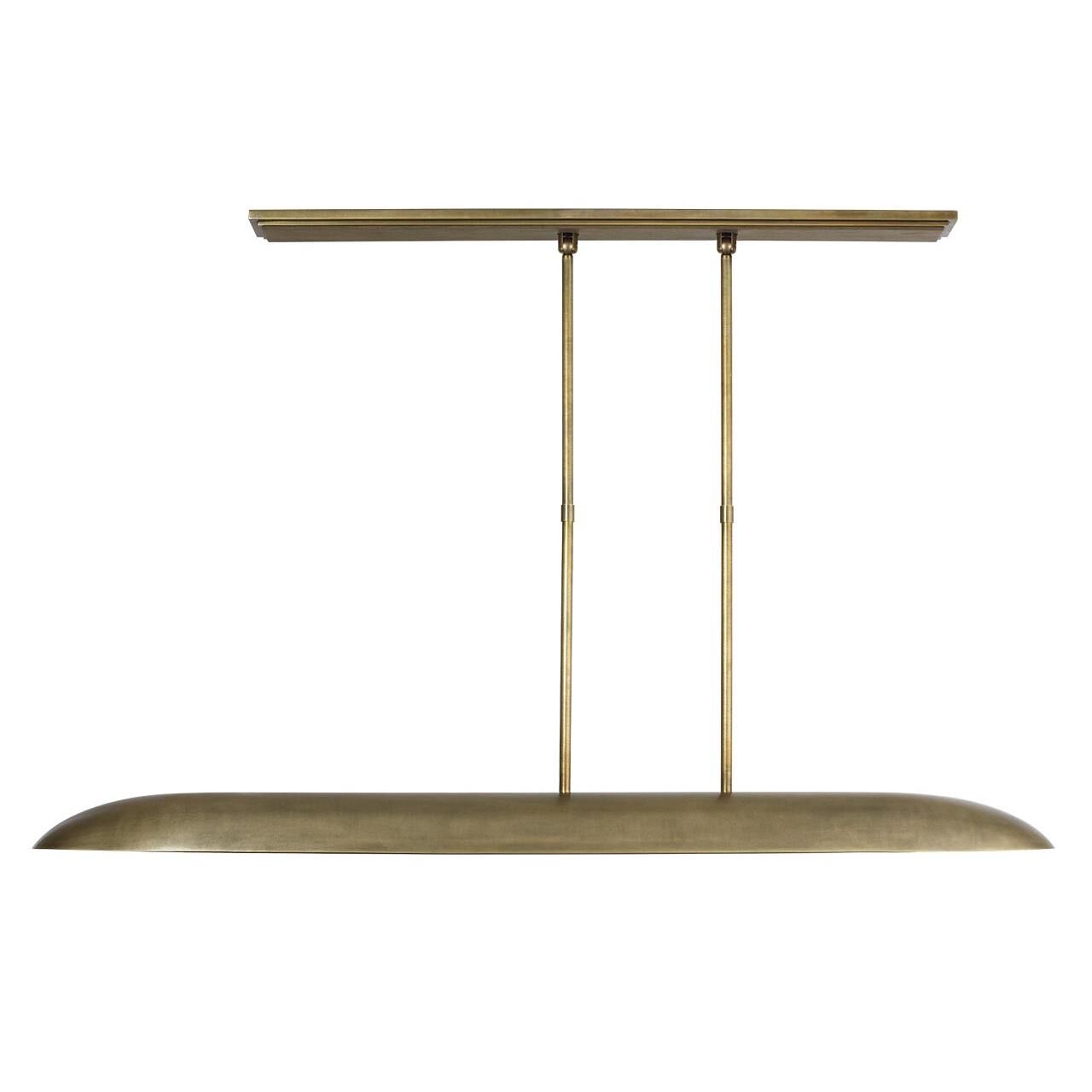 Shown in Mottled Brass And Warm Walnut finish