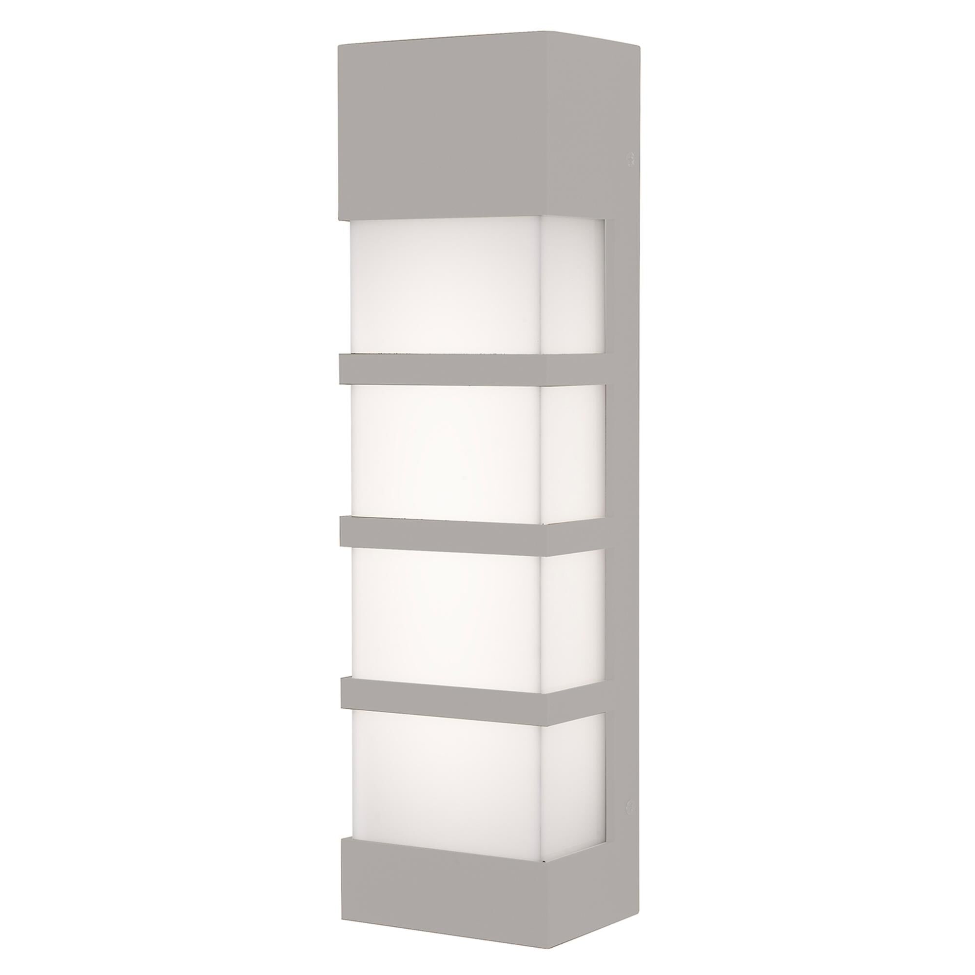 Shown in Textured Grey finish and White Acrylic glass