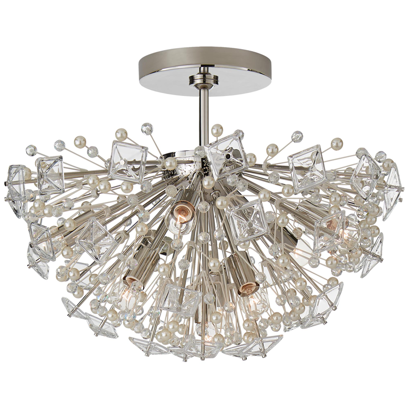 kate spade new york Dickinson 21 Inch 9 Light Semi Flush Mount by Visual Comfort Signature Collection