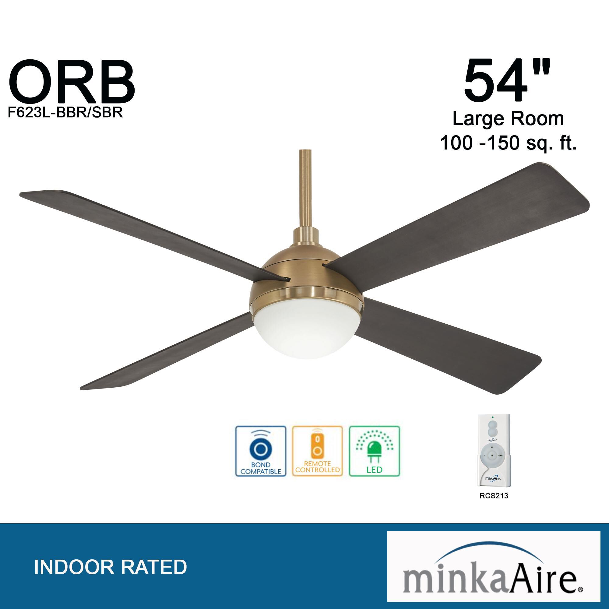 Shown in Brushed Brass - Soft Brass finish and Etched Opal glass