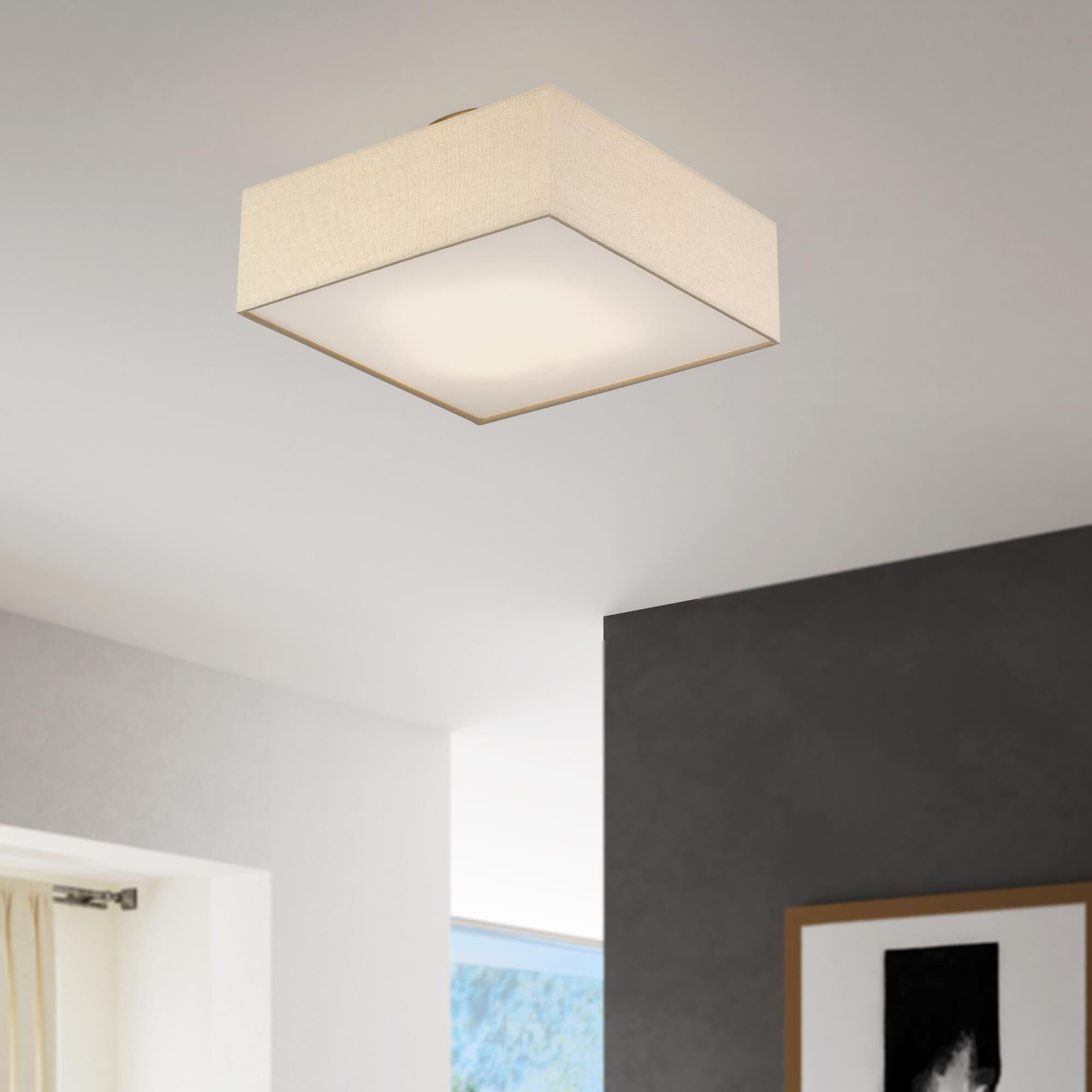 Summit 15 Inch Semi Flush Mount by Livex Lighting