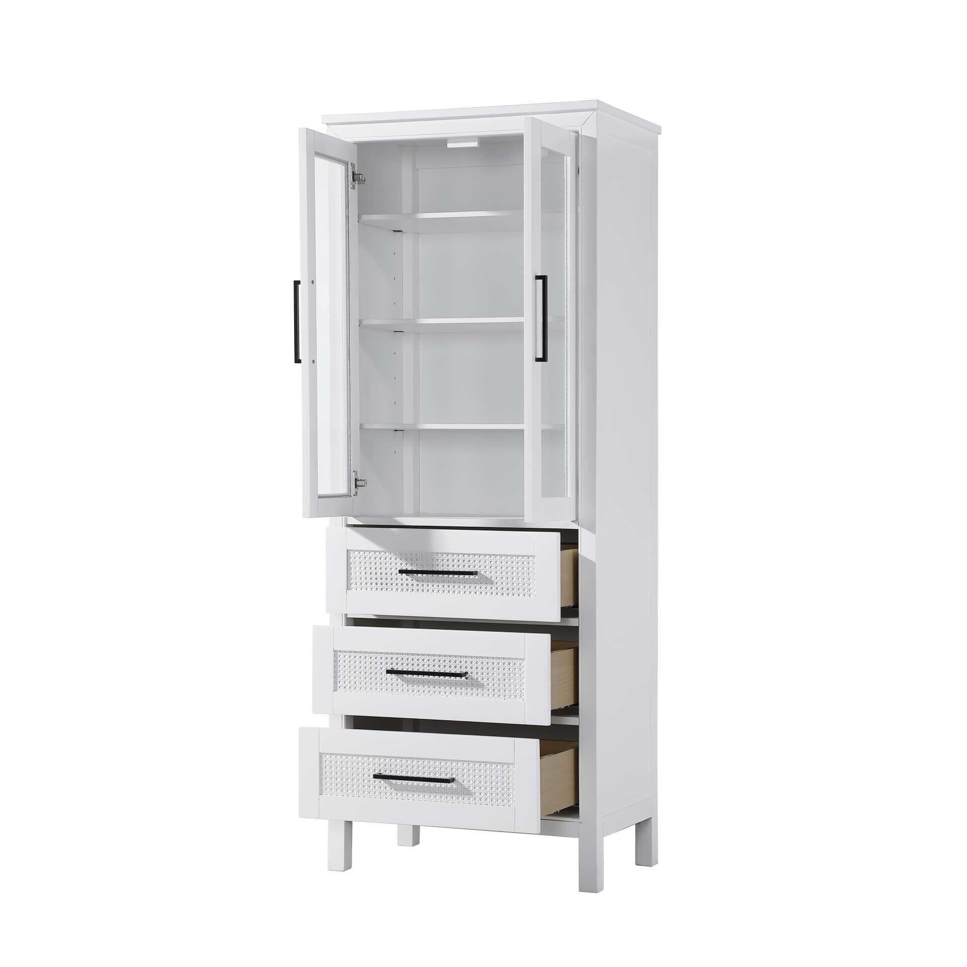 Shown in White finish