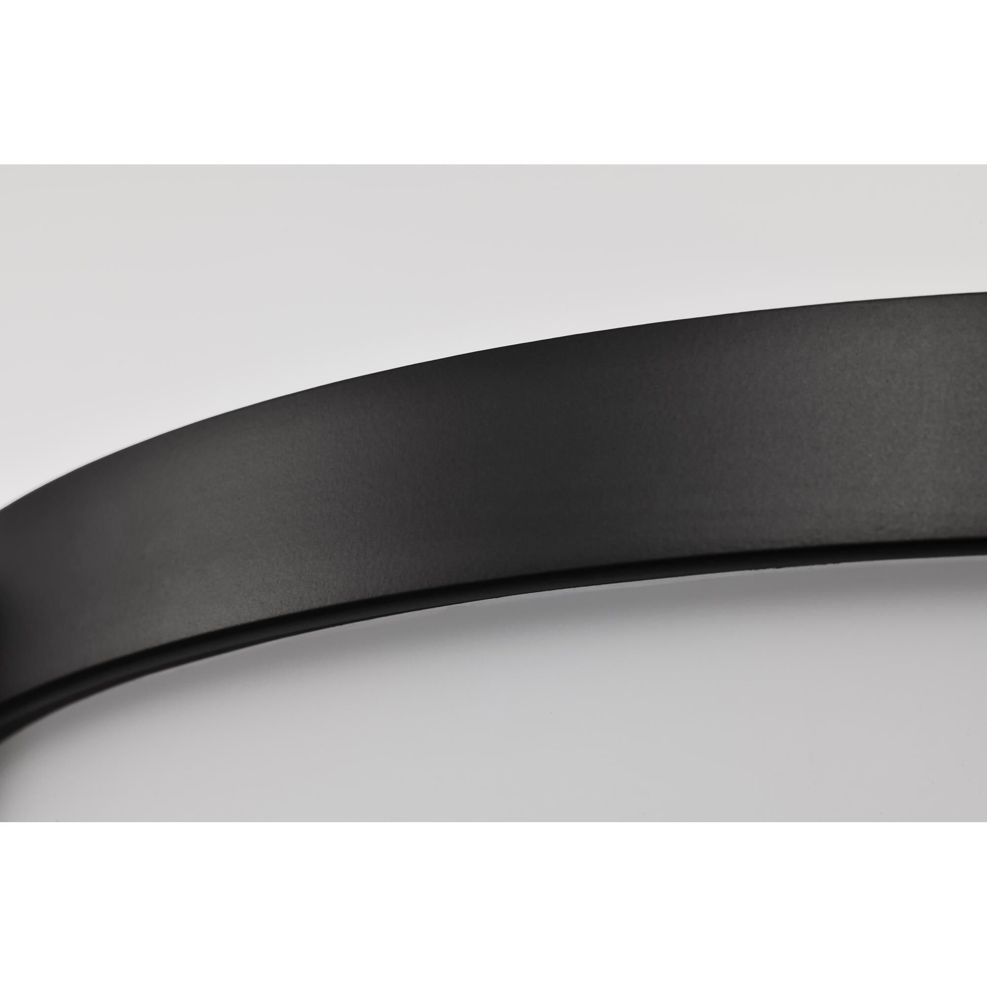 Shown in Matte Black finish and White Opal glass