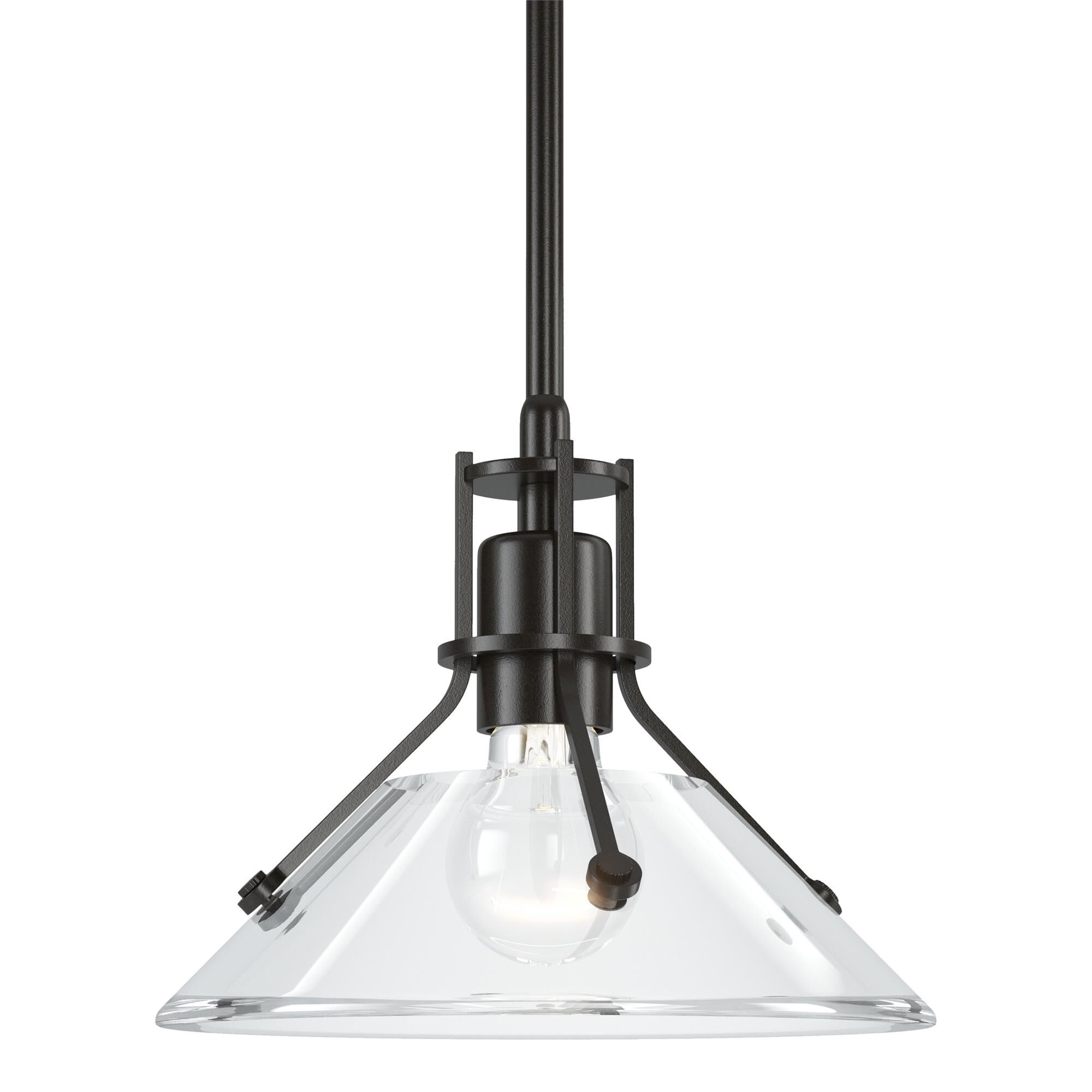 Shown in Oil Rubbed Bronze finish and Clear glass