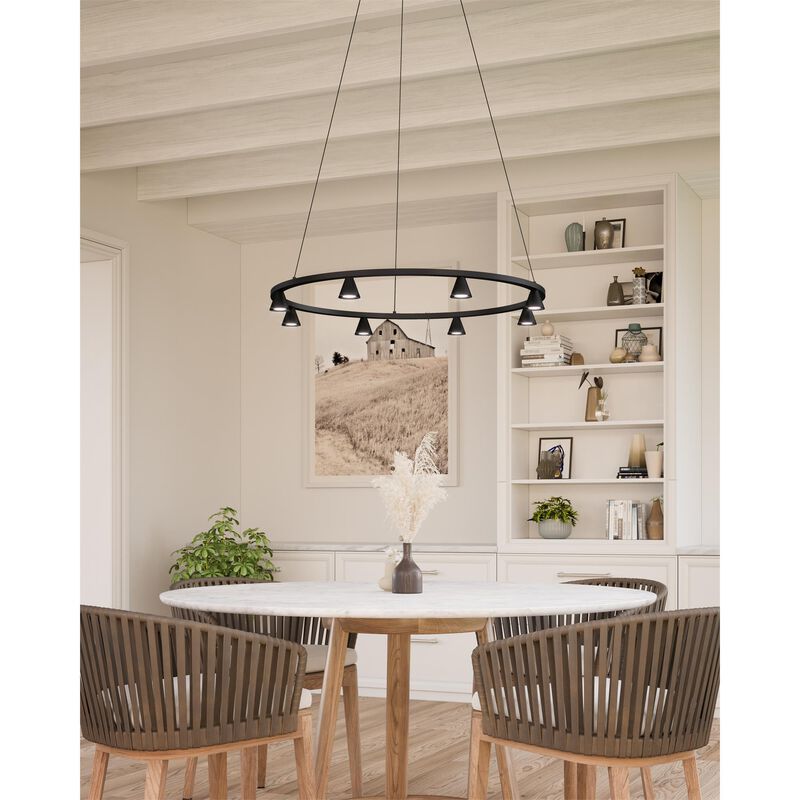 Ryan Pauly Dune Medium Chandelier by Kuzco