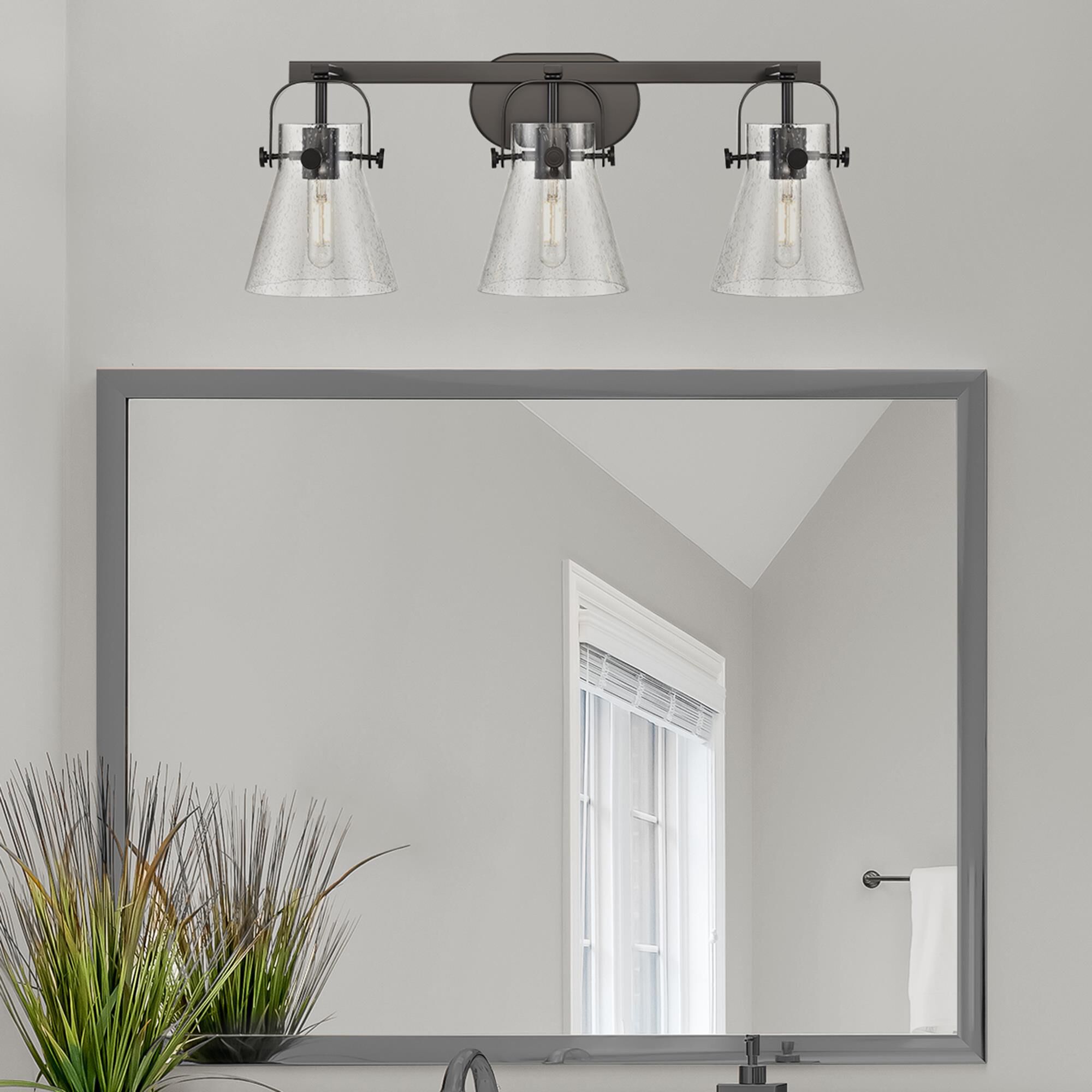 Bruno Marashlian Pilaster II Cone 27 Inch Bath Vanity Light by Innovations Lighting