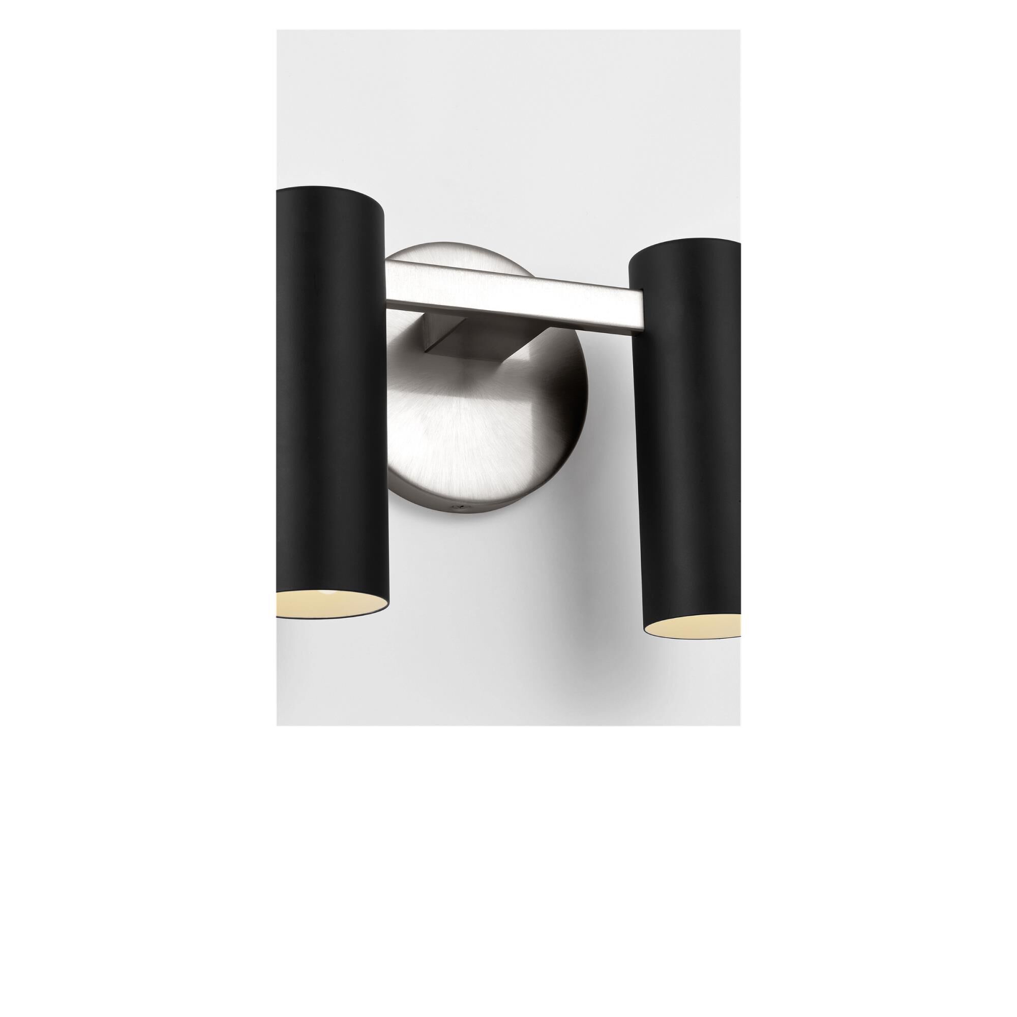 Shown in Brushed Nickel finish and Metal shade