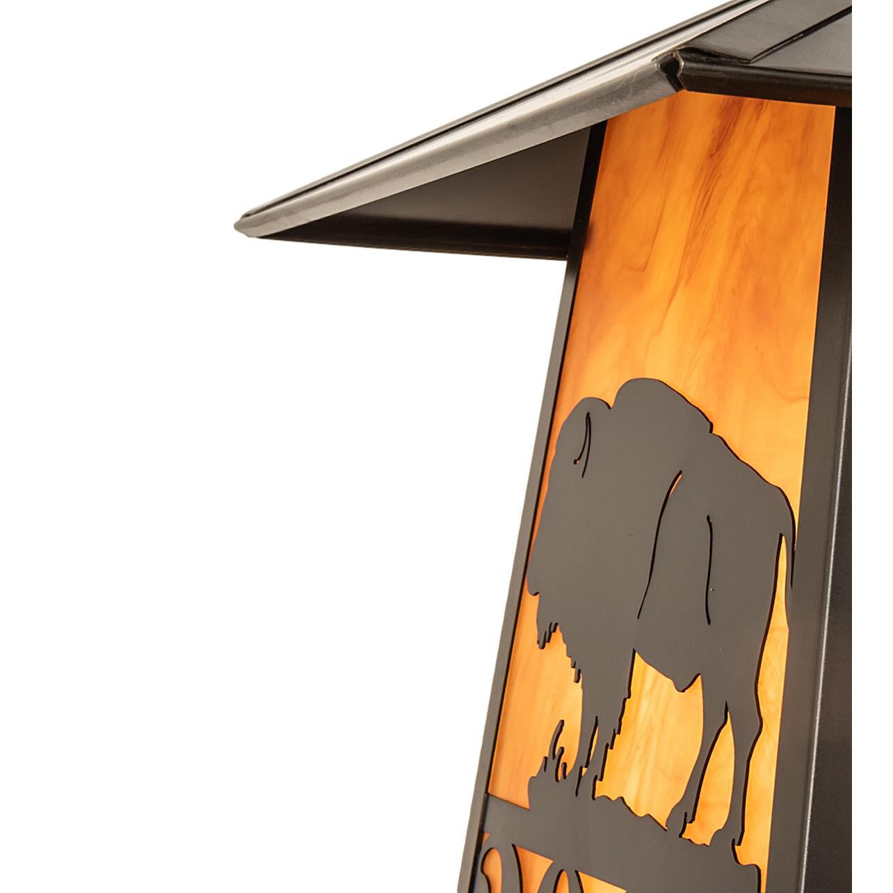 Shown in Craftsman Brown Finish finish and Amber /Acrylic glass