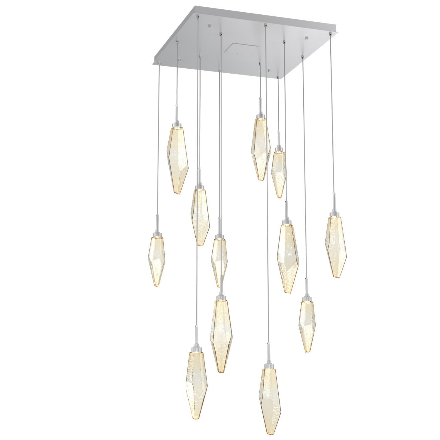 Rock Crystal Multi Light Pendant by Hammerton Studio