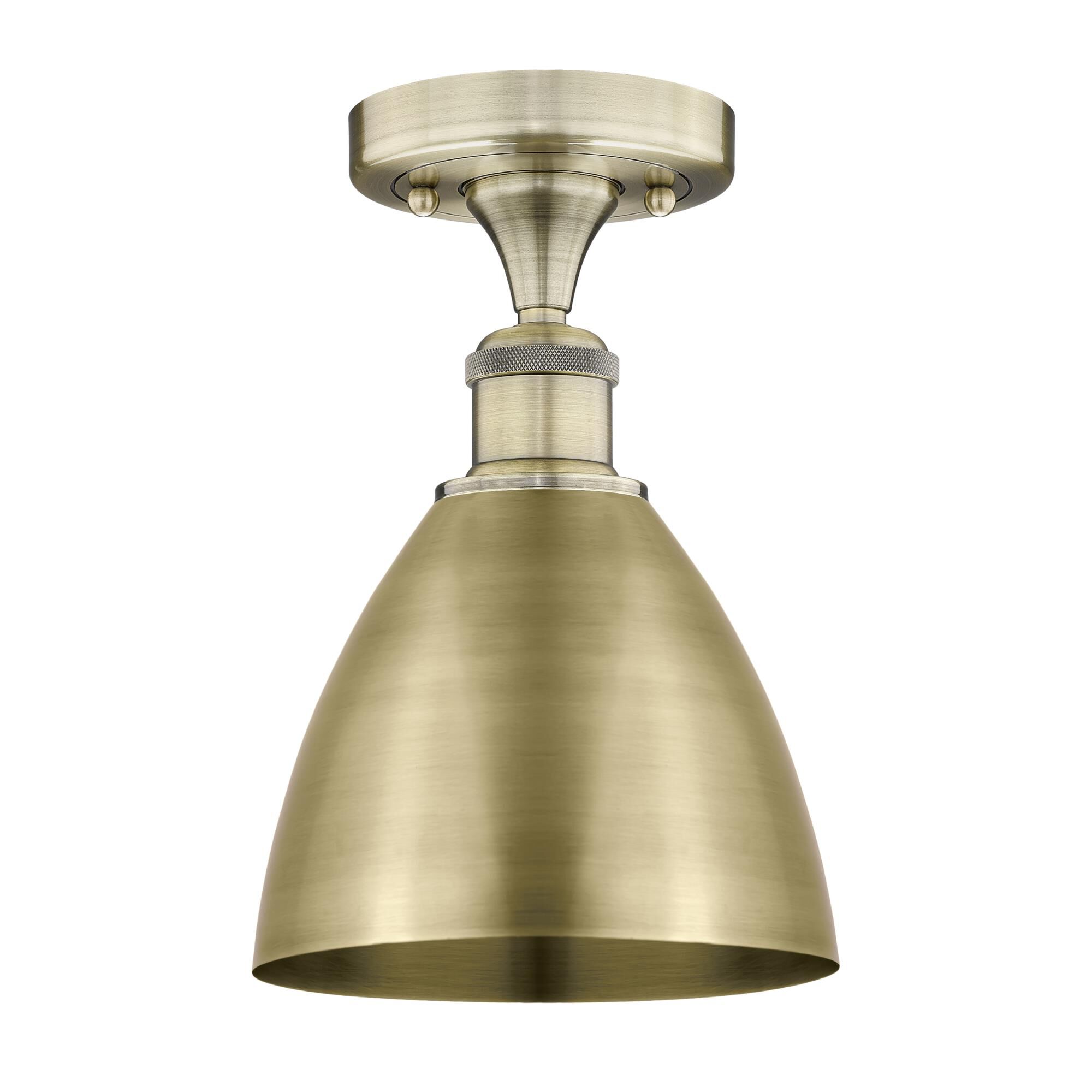 Bruno Marashlian Metal Bristol 7 Inch 1 Light Semi Flush Mount by Innovations Lighting