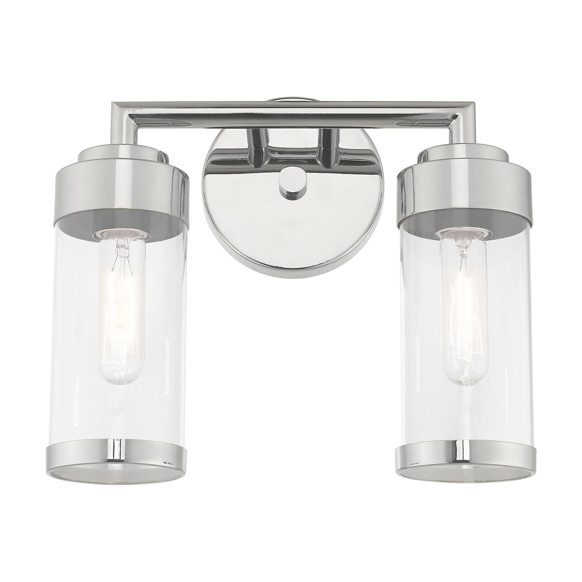 Hillcrest 12 Inch 2 Light Bath Vanity Light by Livex Lighting