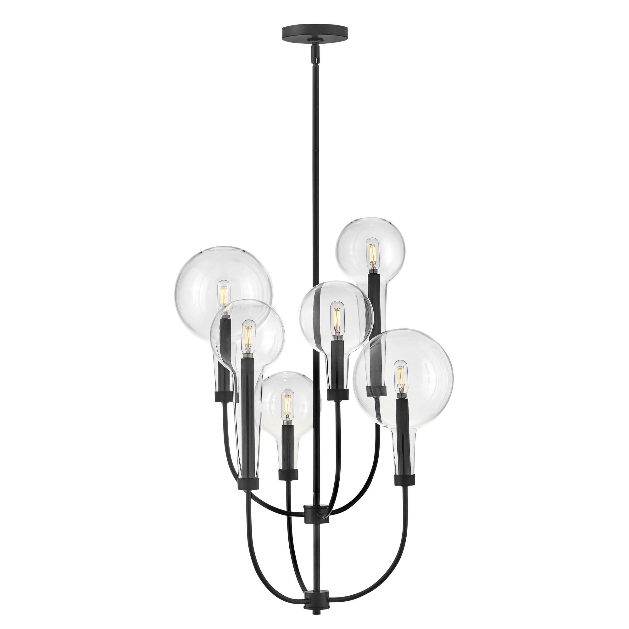 Alchemy 20 Inch 6 Light LED Mini Chandelier by Hinkley Lighting