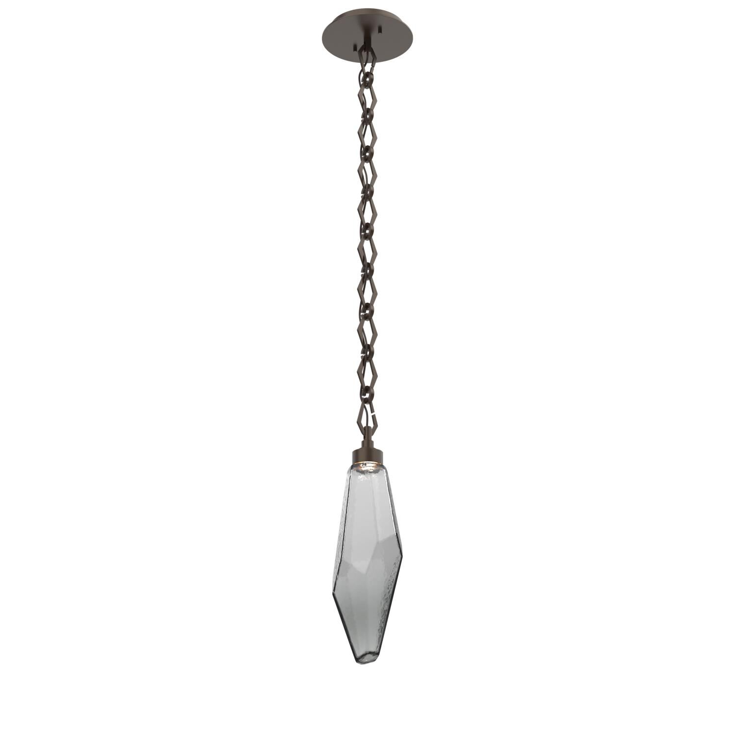 Levi Wilson Rock Crystal 6 Inch Mini Pendant by Hammerton Studio