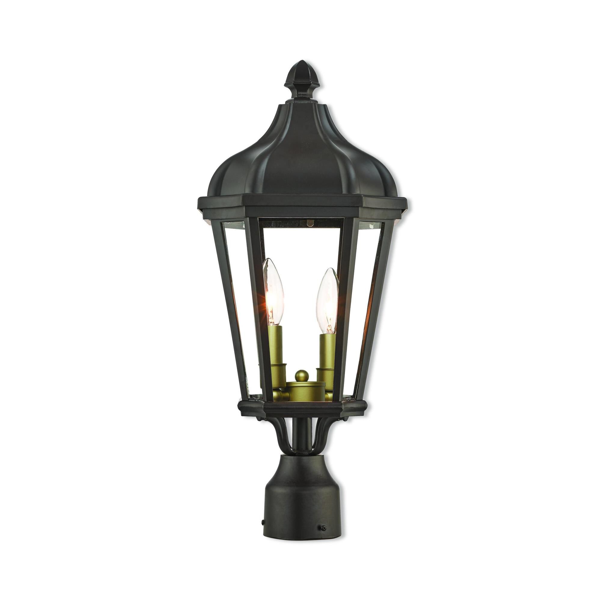 Morgan 21 Inch Tall 2 Light Outdoor Post Lamp by Livex Lighting