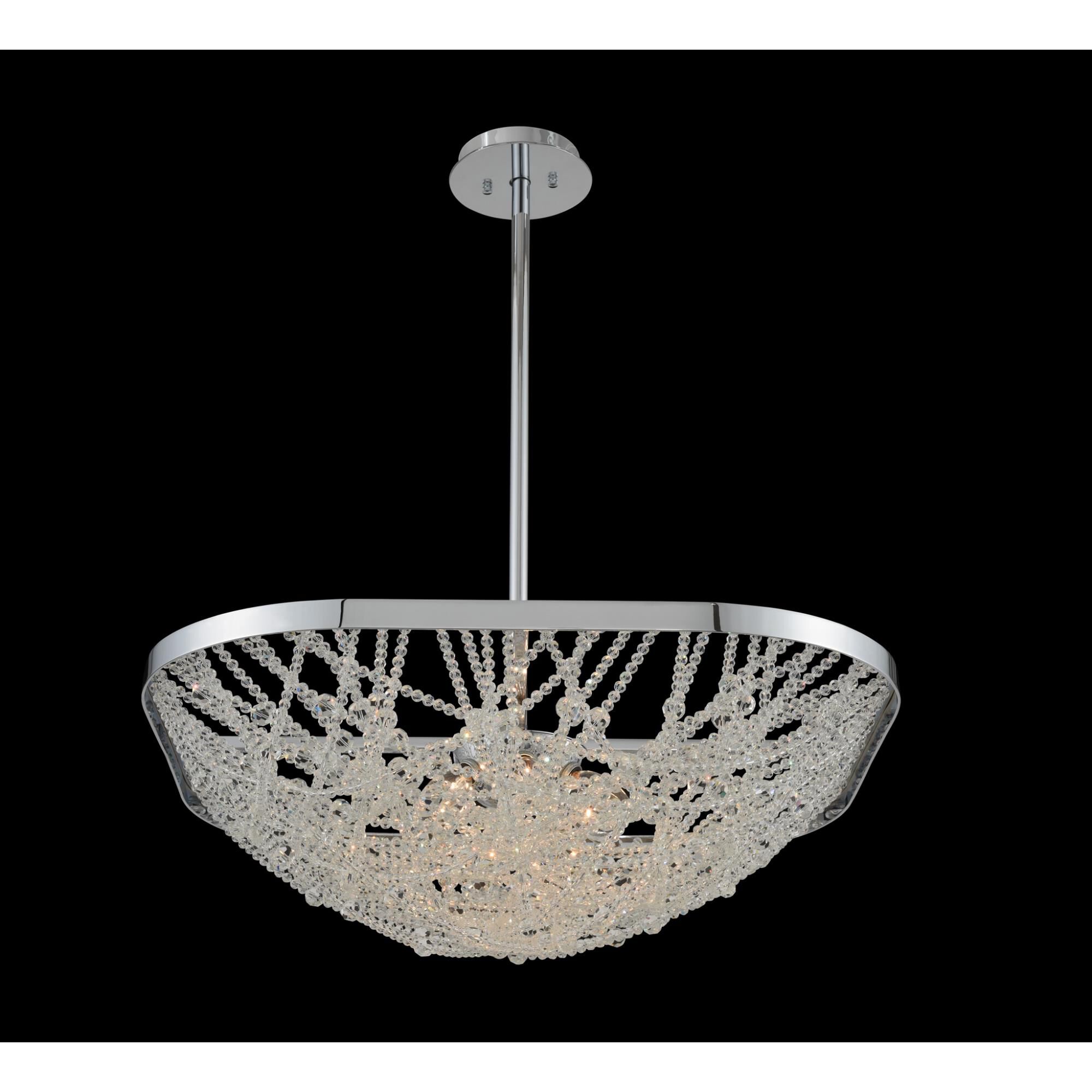 Shown in Chrome finish and Firenze crystal