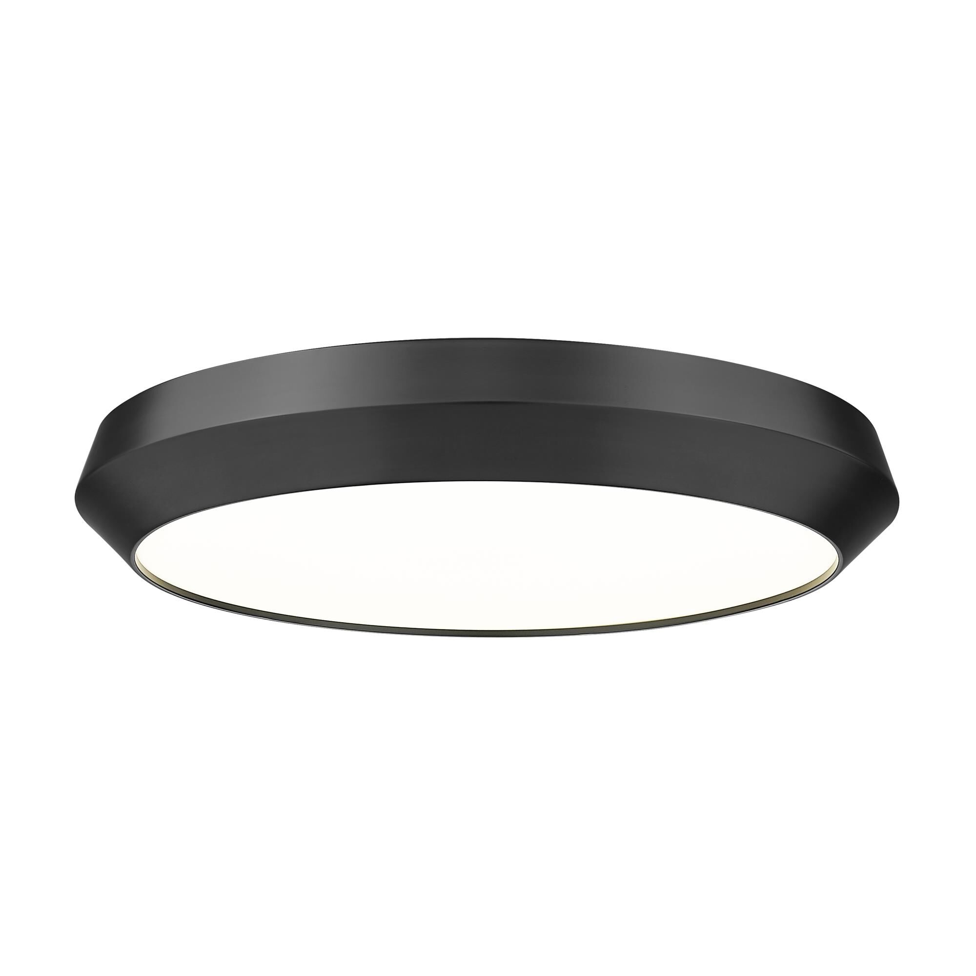 Shown in Matte Black finish and White glass