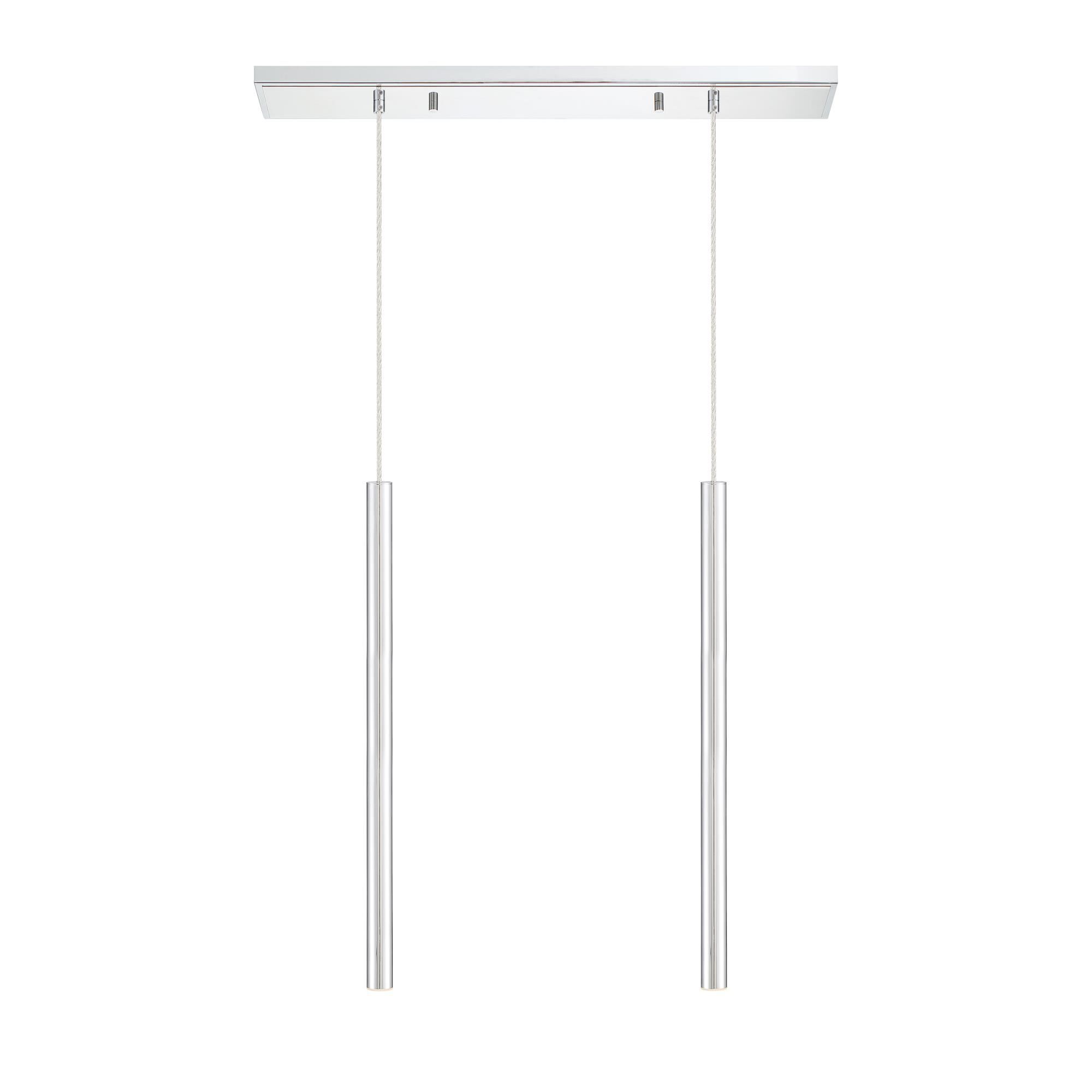 Shown in Chrome finish and Steel glass and Steel shade