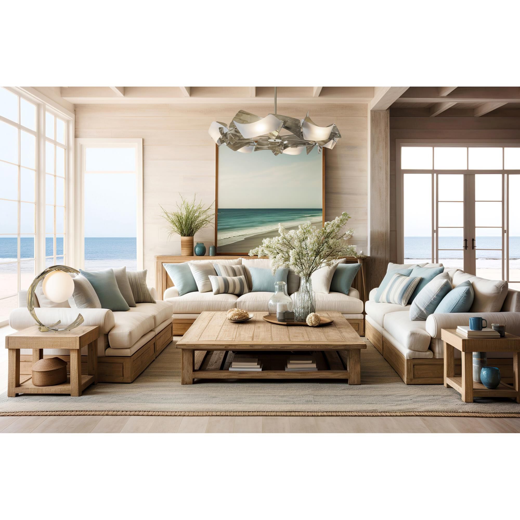 Crest 38 Inch Chandelier by Hubbardton Forge